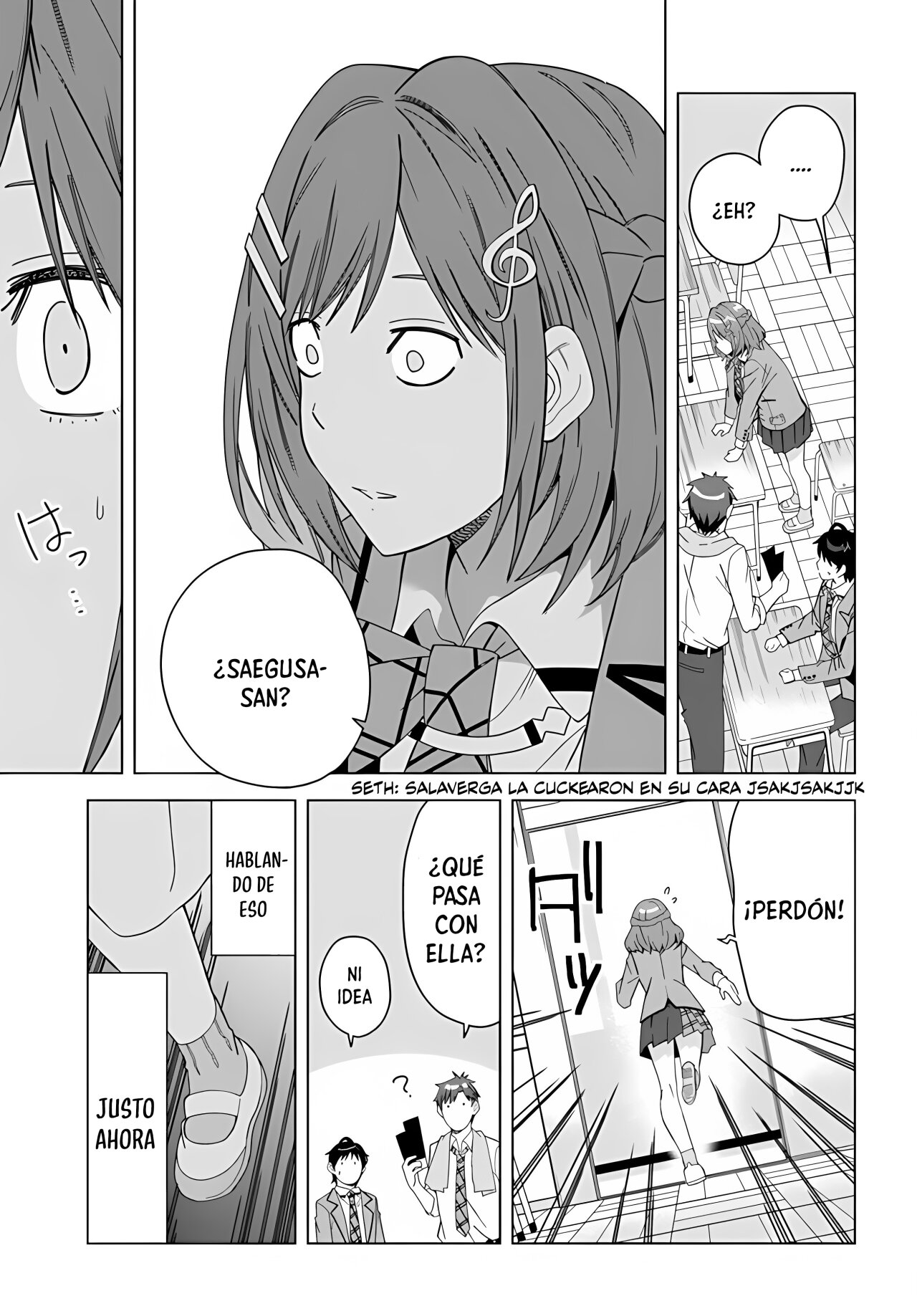 Classmate no Moto Idol ga, Tonikaku Kyodou Fushin Nan desu Capítulo 1 - Page 39