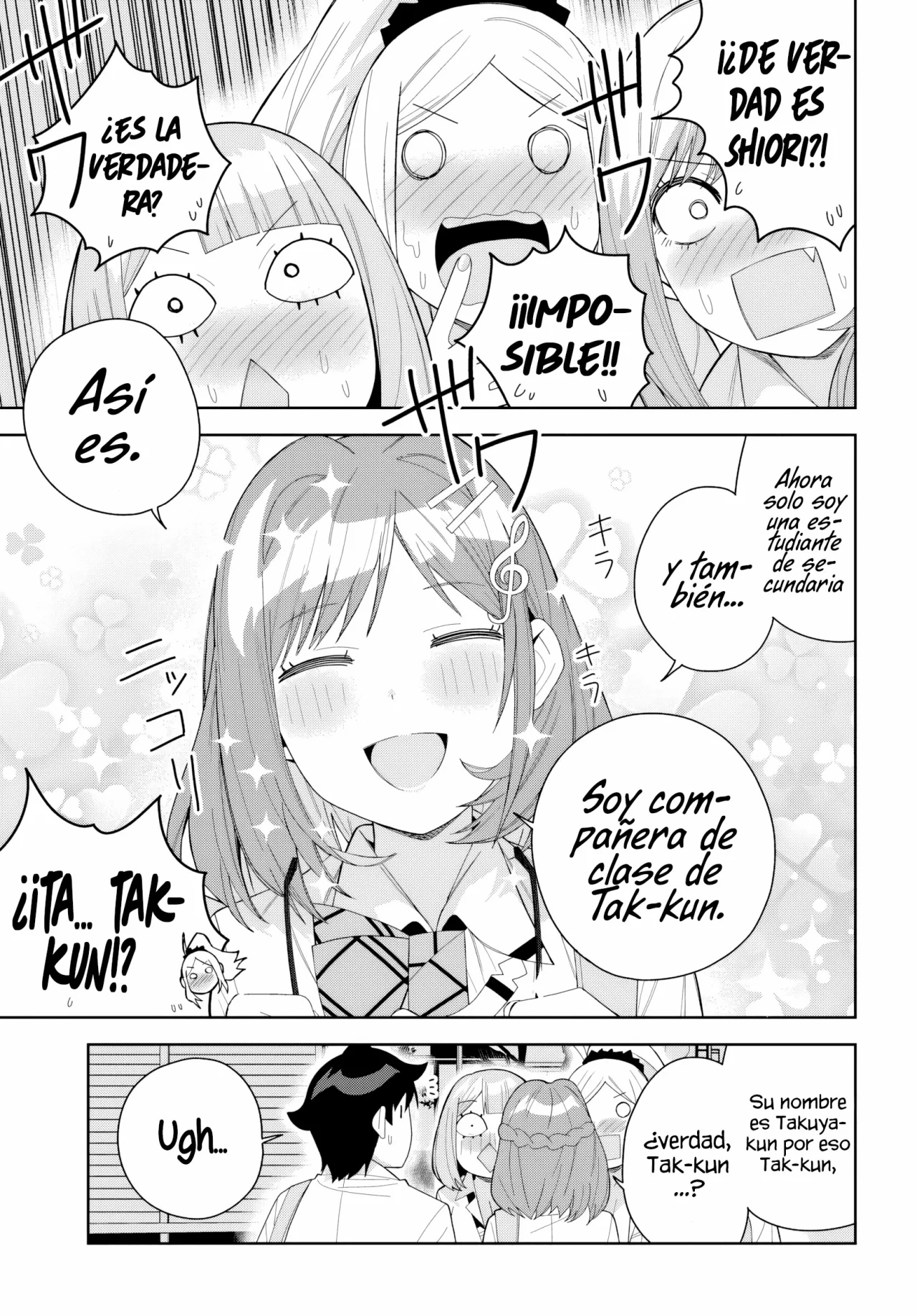 Classmate no Moto Idol ga, Tonikaku Kyodou Fushin Nan desu Capítulo 13 - Page 6