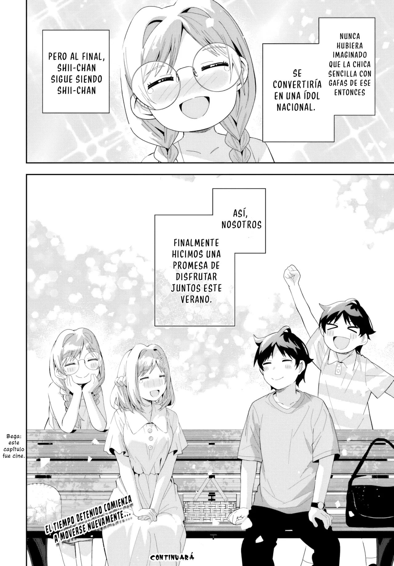 Classmate no Moto Idol ga, Tonikaku Kyodou Fushin Nan desu Capítulo 14 - Page 37
