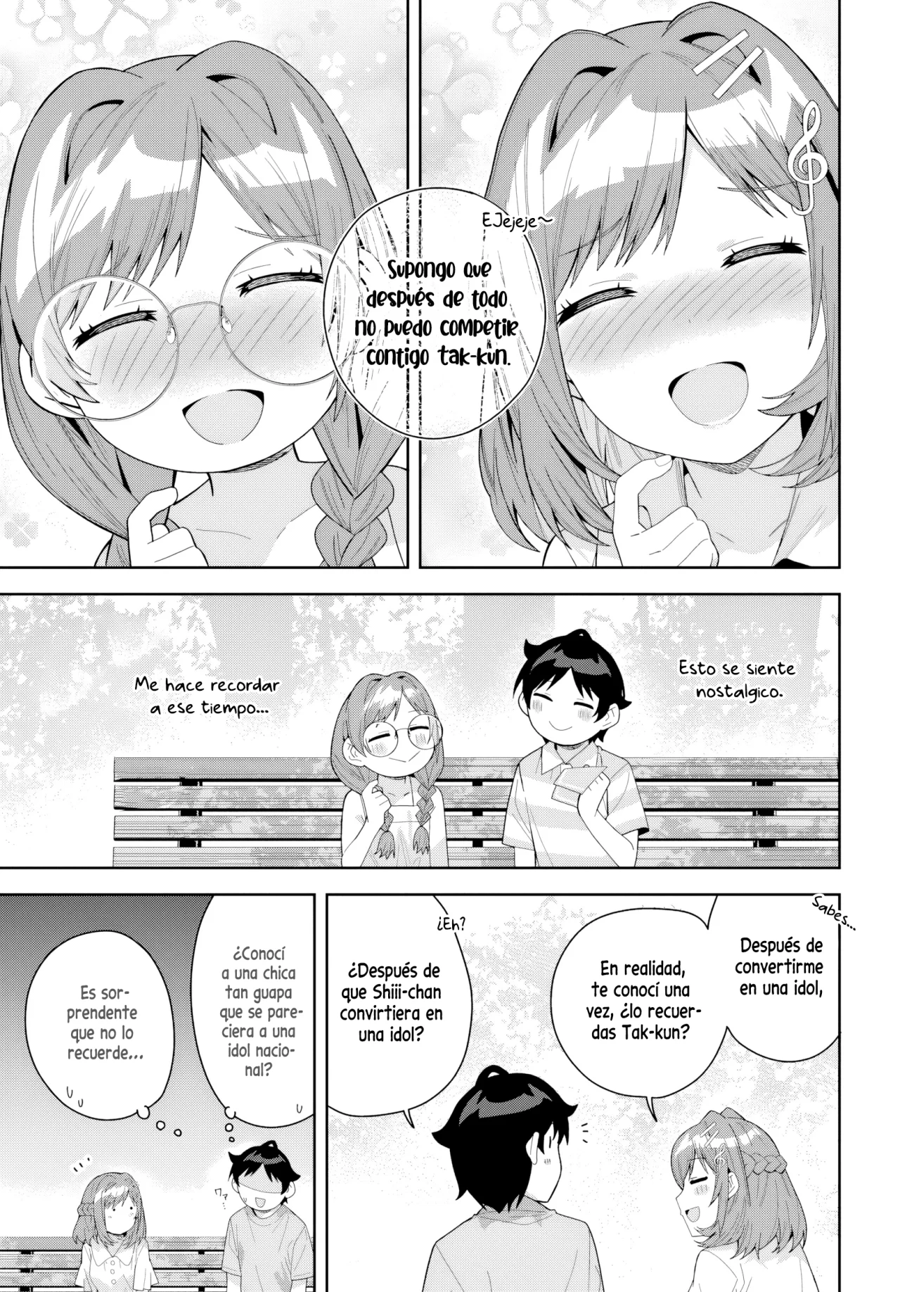 Classmate no Moto Idol ga, Tonikaku Kyodou Fushin Nan desu Capítulo 15 - Page 5