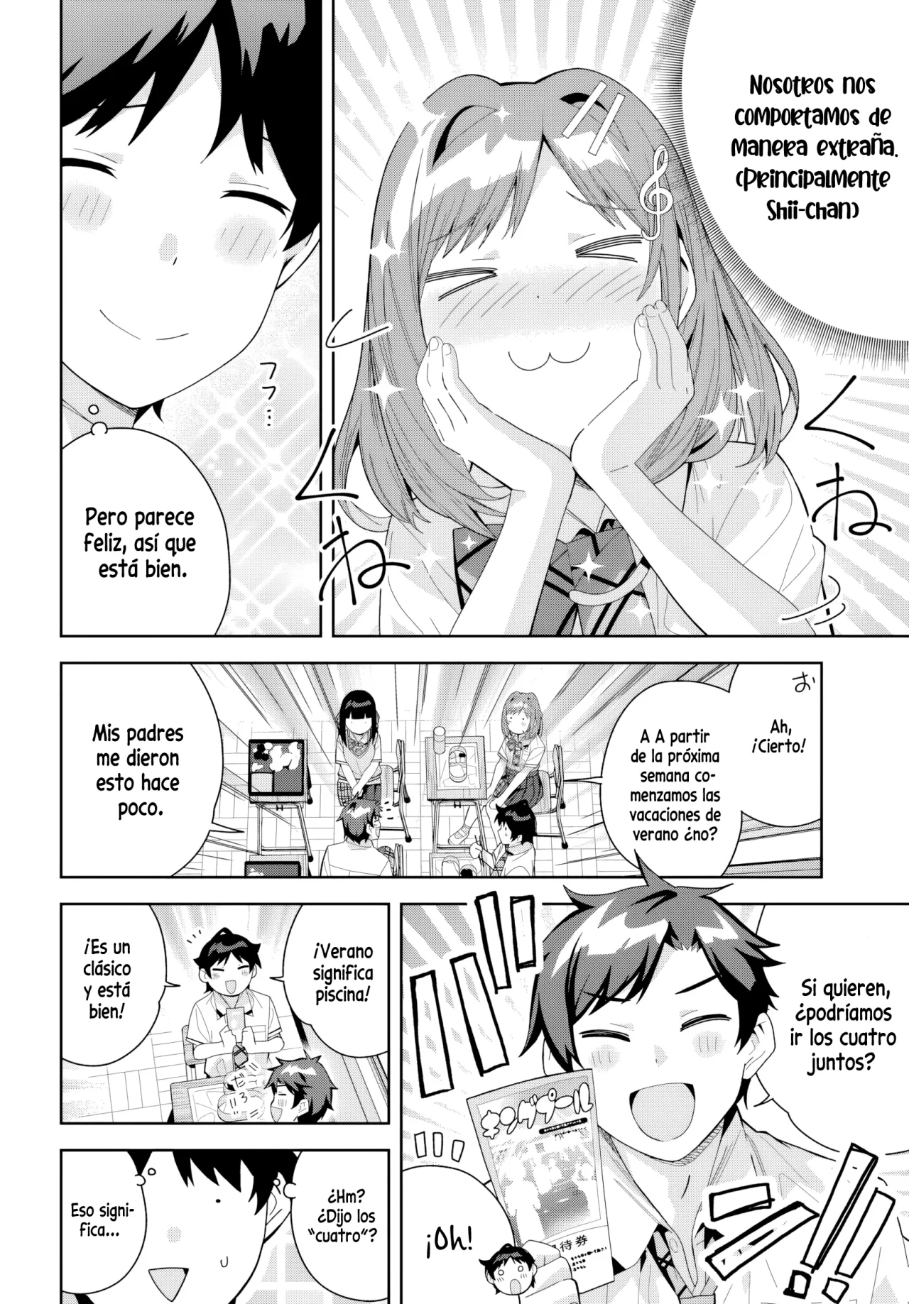 Classmate no Moto Idol ga, Tonikaku Kyodou Fushin Nan desu Capítulo 16 - Page 6