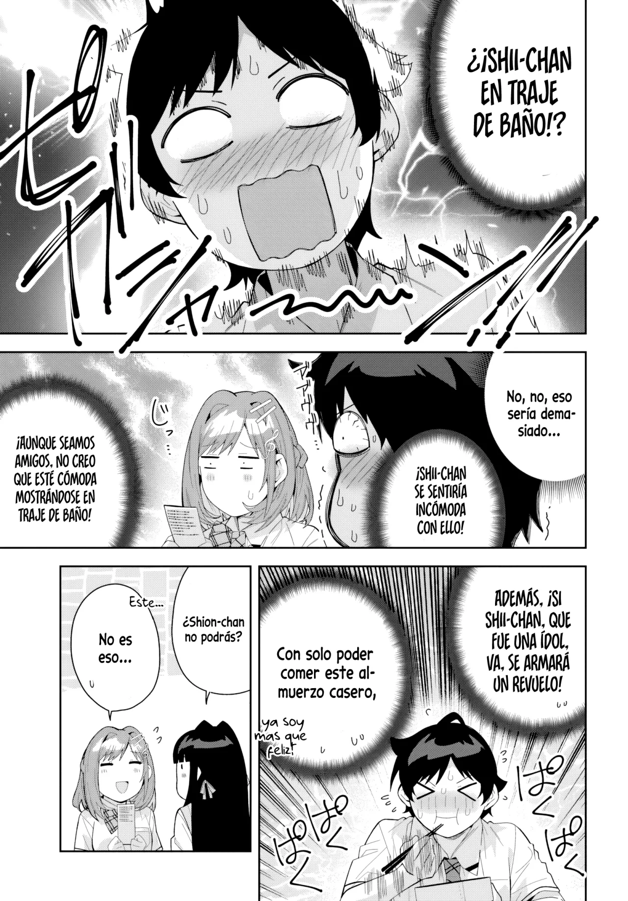 Classmate no Moto Idol ga, Tonikaku Kyodou Fushin Nan desu Capítulo 16 - Page 7