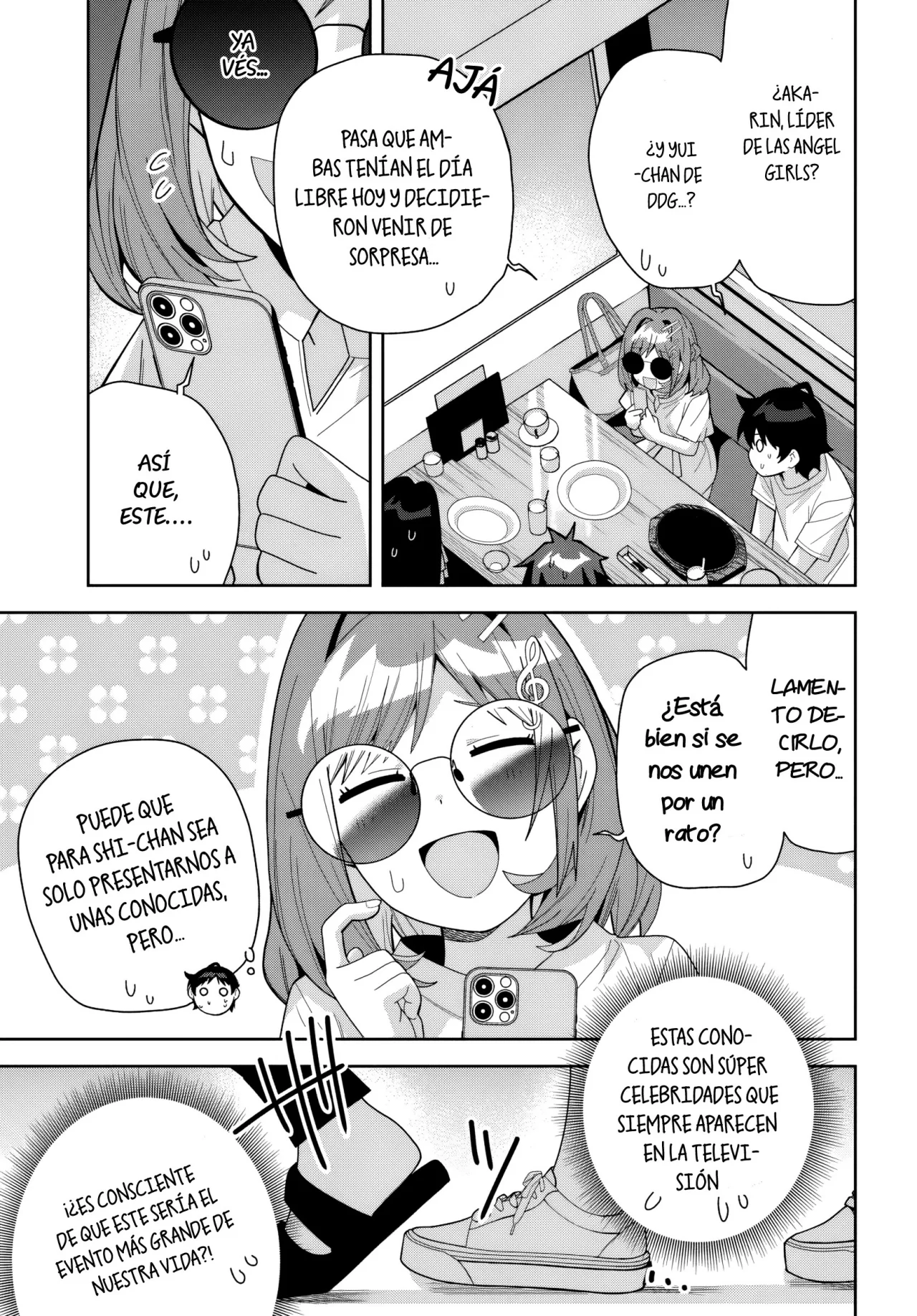 Classmate no Moto Idol ga, Tonikaku Kyodou Fushin Nan desu Capítulo 18 - Page 5