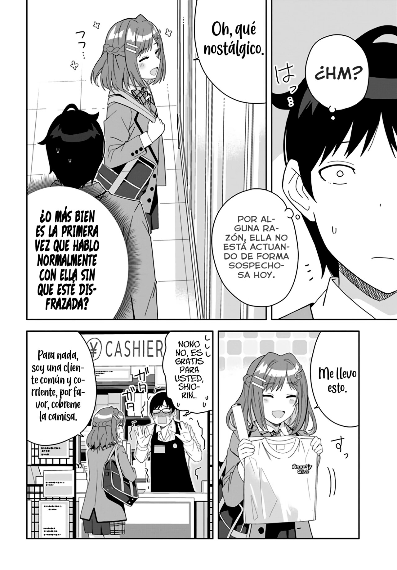 Classmate no Moto Idol ga, Tonikaku Kyodou Fushin Nan desu Capítulo 2 - Page 8