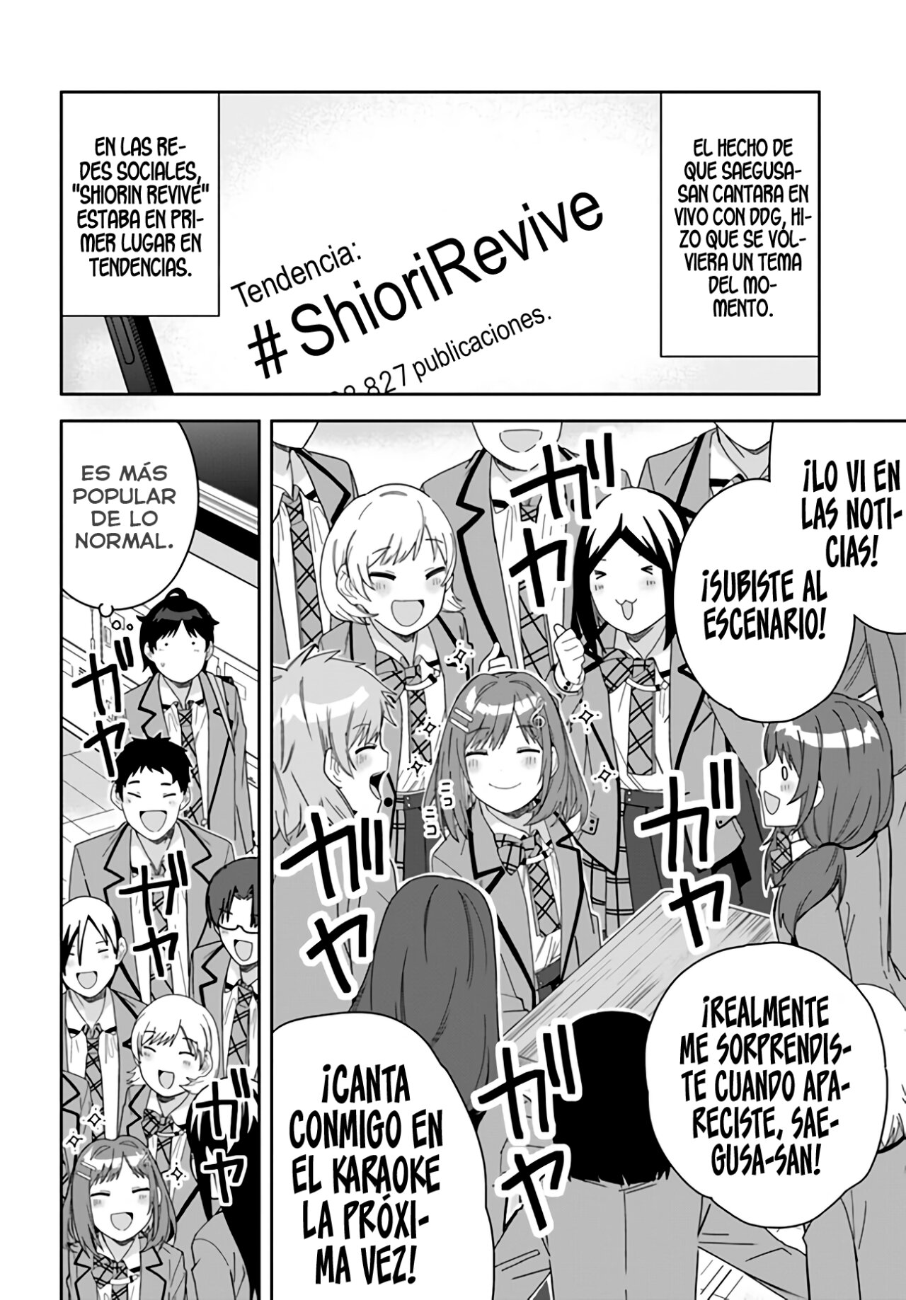 Classmate no Moto Idol ga, Tonikaku Kyodou Fushin Nan desu Capítulo 3 - Page 4