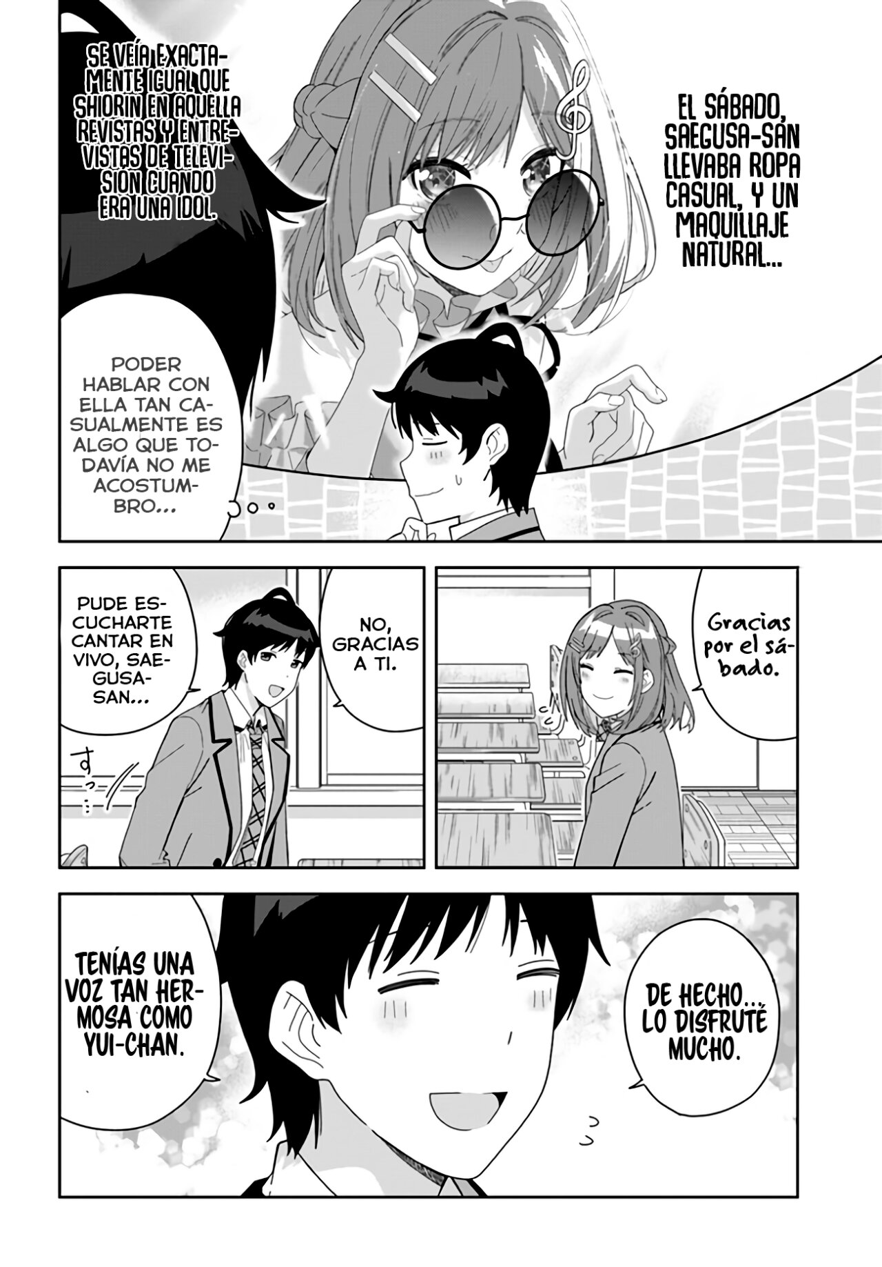 Classmate no Moto Idol ga, Tonikaku Kyodou Fushin Nan desu Capítulo 3 - Page 6