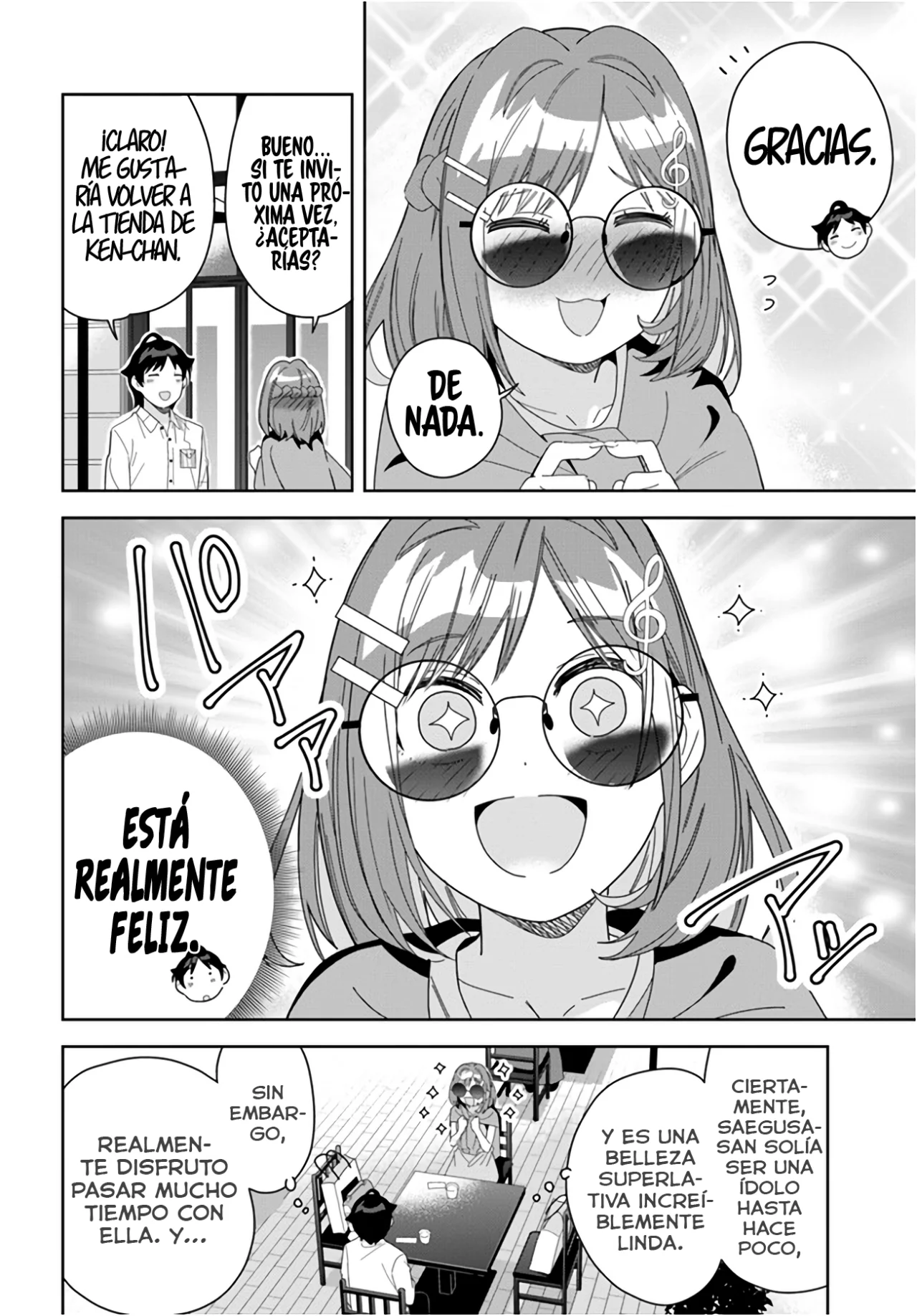 Classmate no Moto Idol ga, Tonikaku Kyodou Fushin Nan desu Capítulo 6 - Page 24
