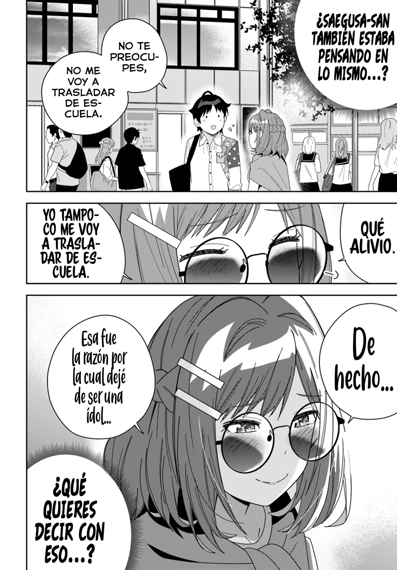 Classmate no Moto Idol ga, Tonikaku Kyodou Fushin Nan desu Capítulo 6 - Page 34