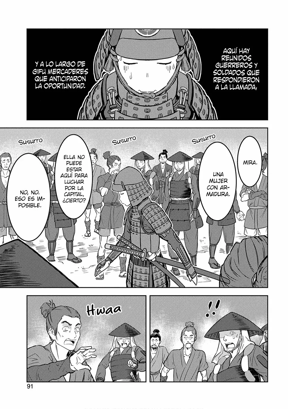 Sengoku Komachi Kuroutan: Noukou Giga Capítulo 23 - Page 16