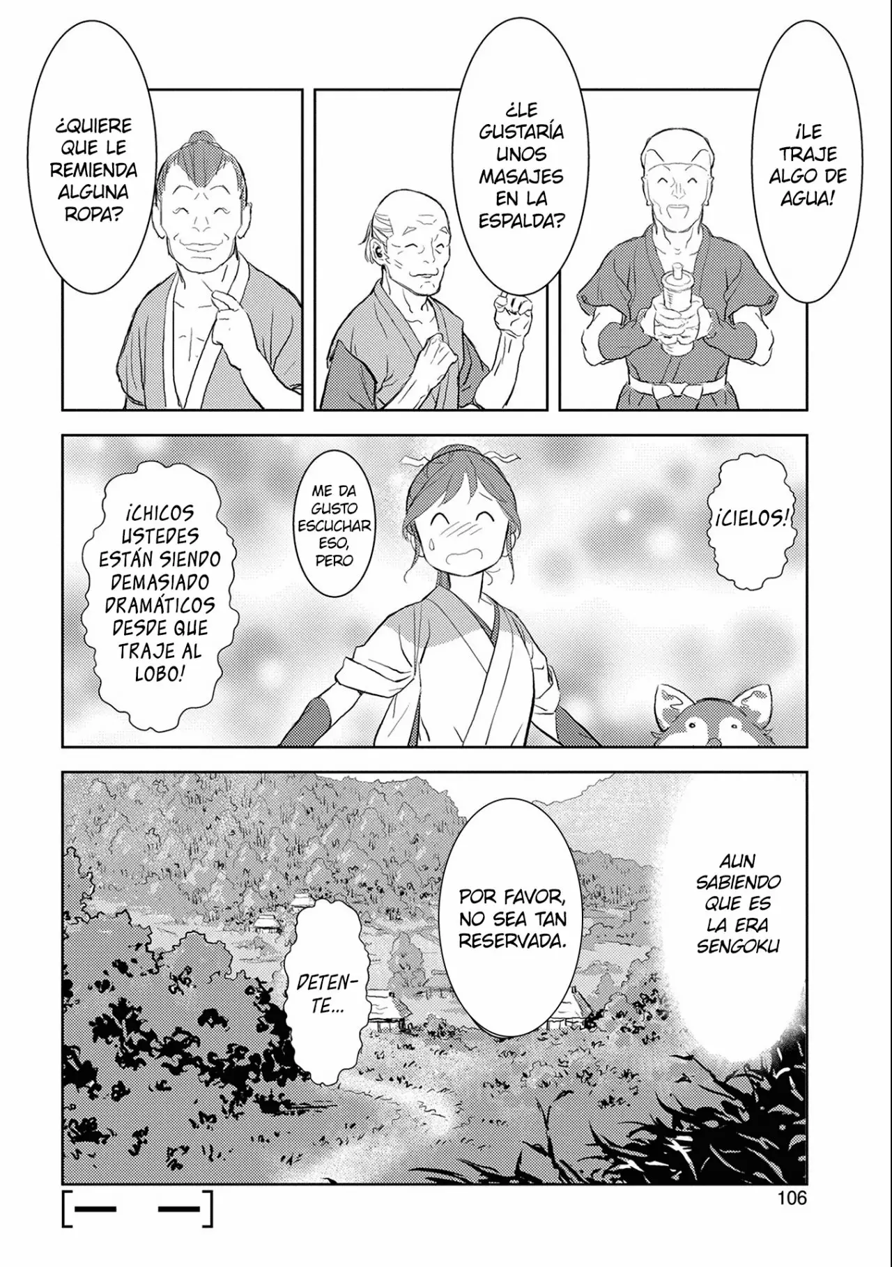 Sengoku Komachi Kuroutan: Noukou Giga Capítulo 3 - Page 37