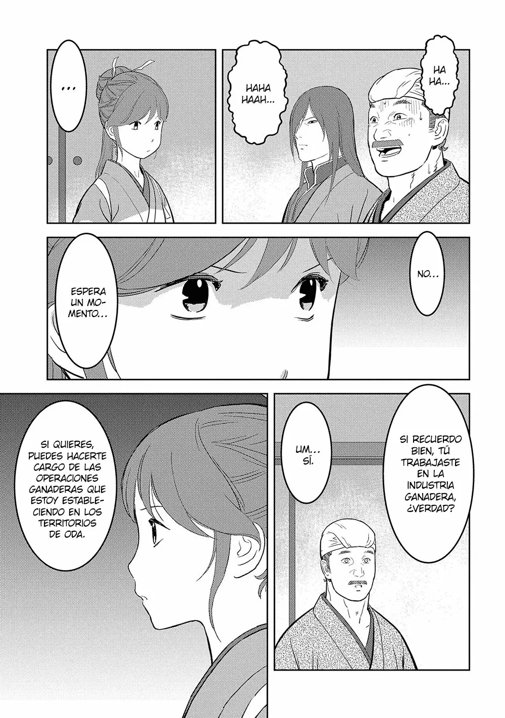Sengoku Komachi Kuroutan: Noukou Giga Capítulo 30 - Page 9