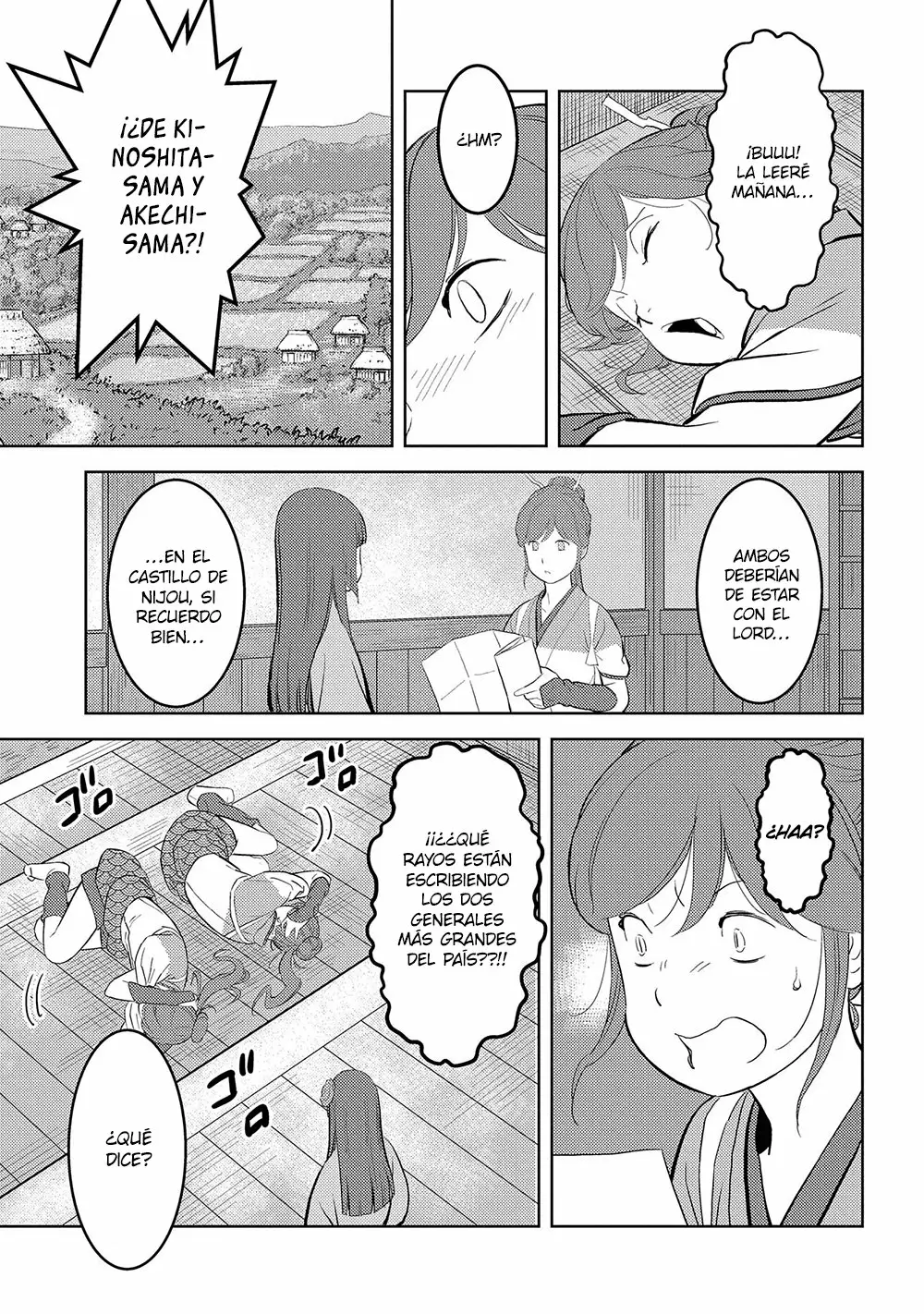 Sengoku Komachi Kuroutan: Noukou Giga Capítulo 31 - Page 12