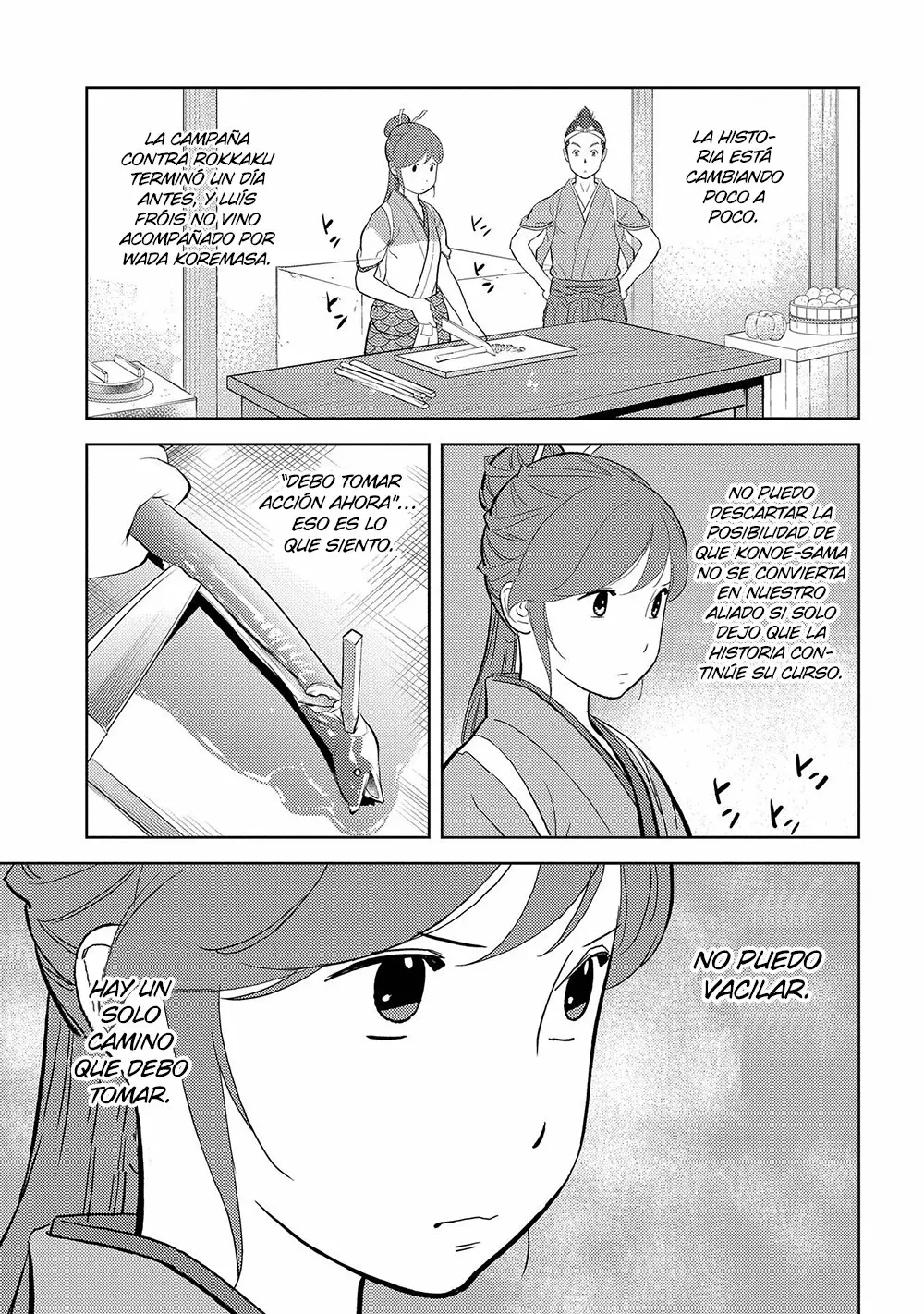 Sengoku Komachi Kuroutan: Noukou Giga Capítulo 33 - Page 12