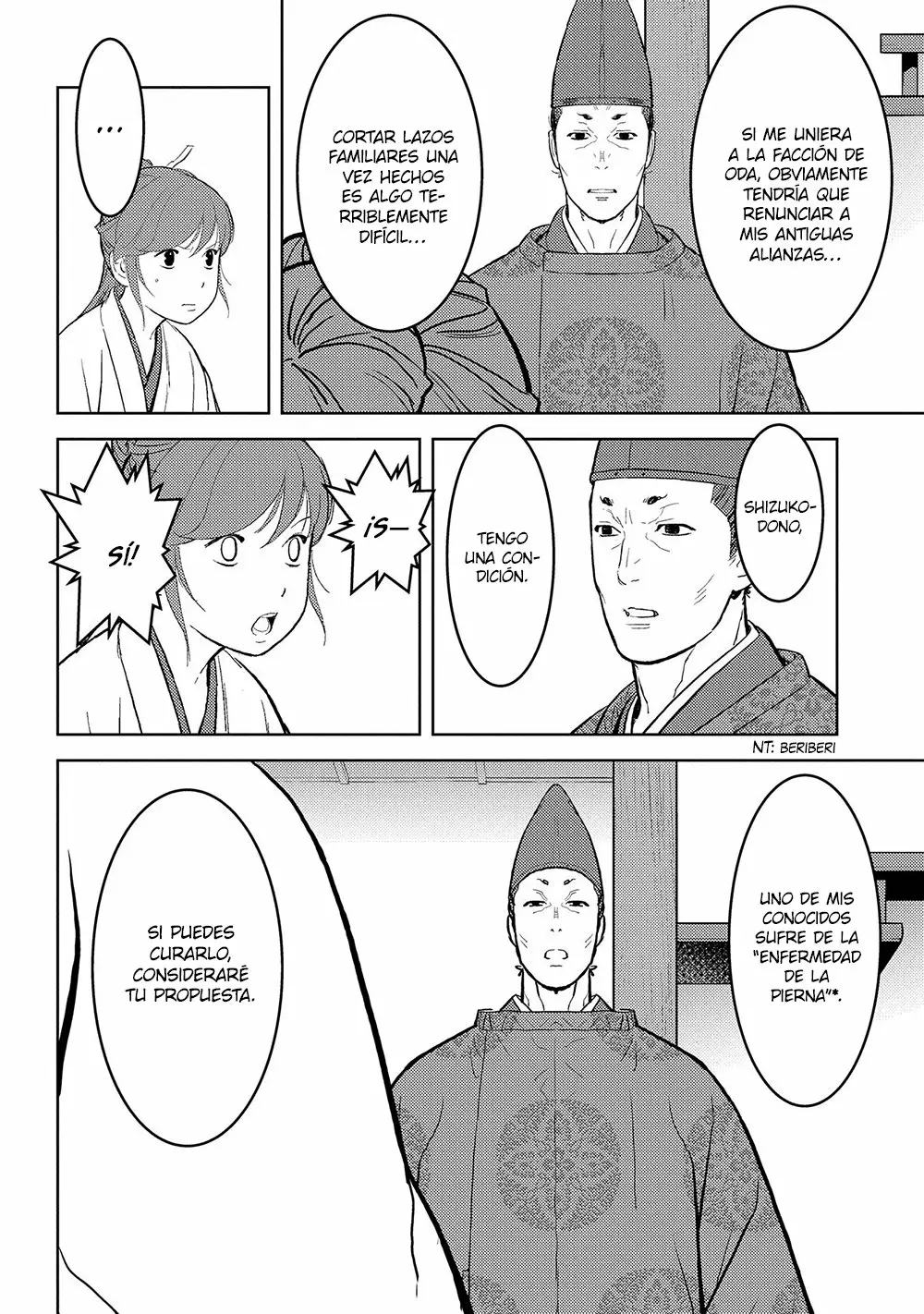 Sengoku Komachi Kuroutan: Noukou Giga Capítulo 34 - Page 7