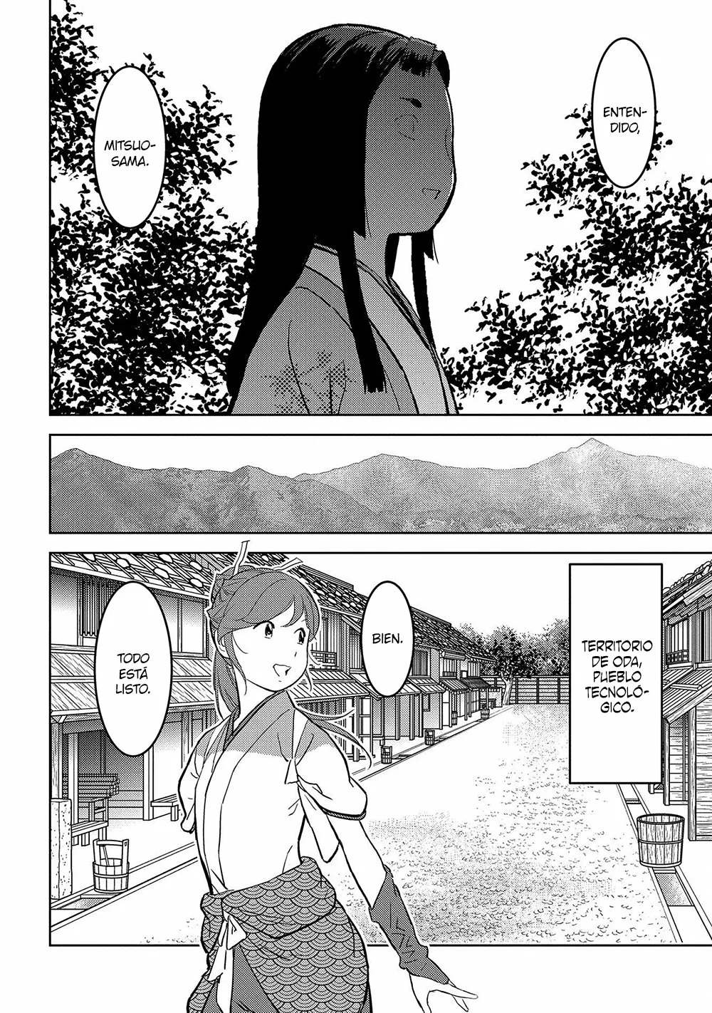 Sengoku Komachi Kuroutan: Noukou Giga Capítulo 37 - Page 3
