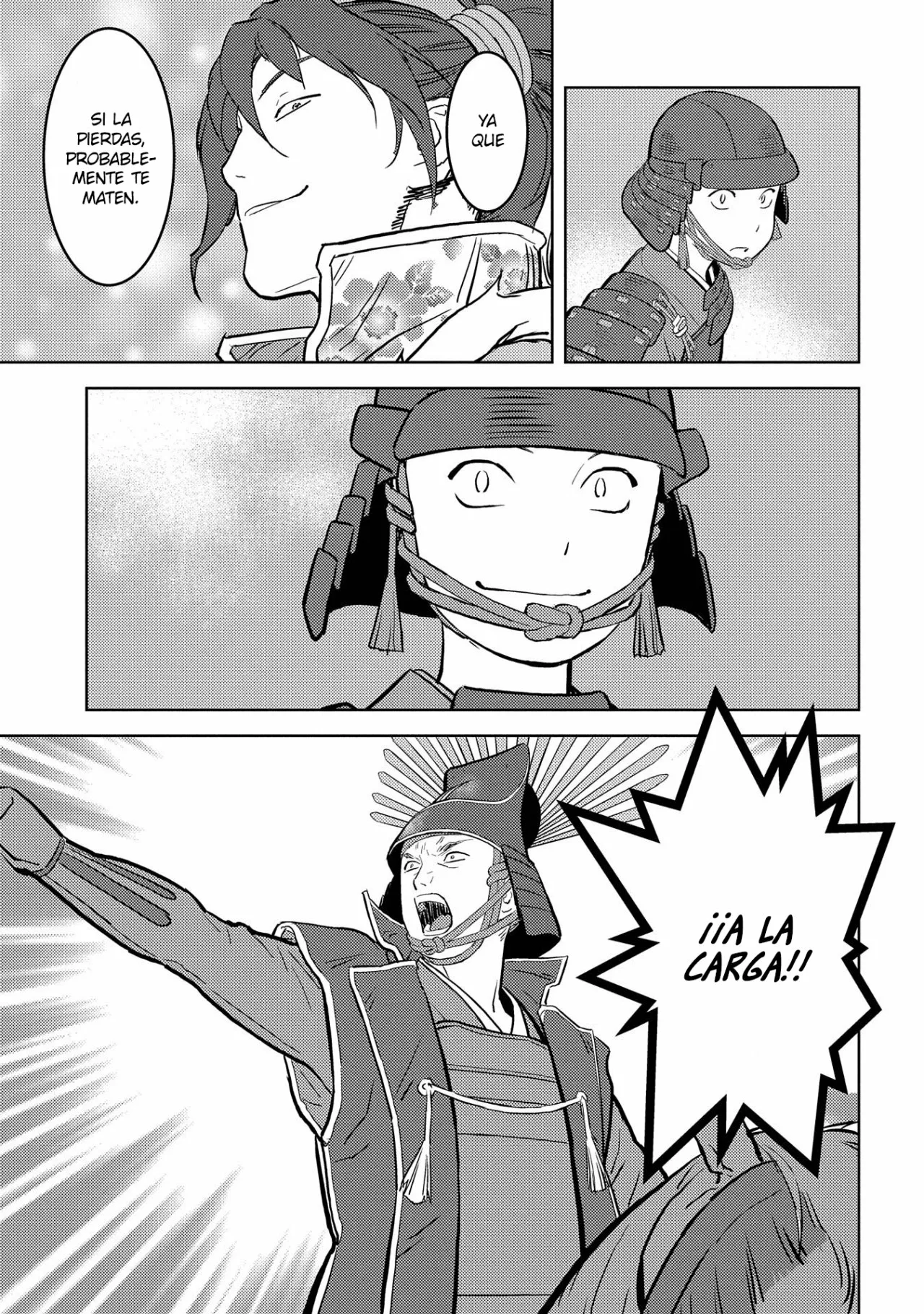 Sengoku Komachi Kuroutan: Noukou Giga Capítulo 39 - Page 16