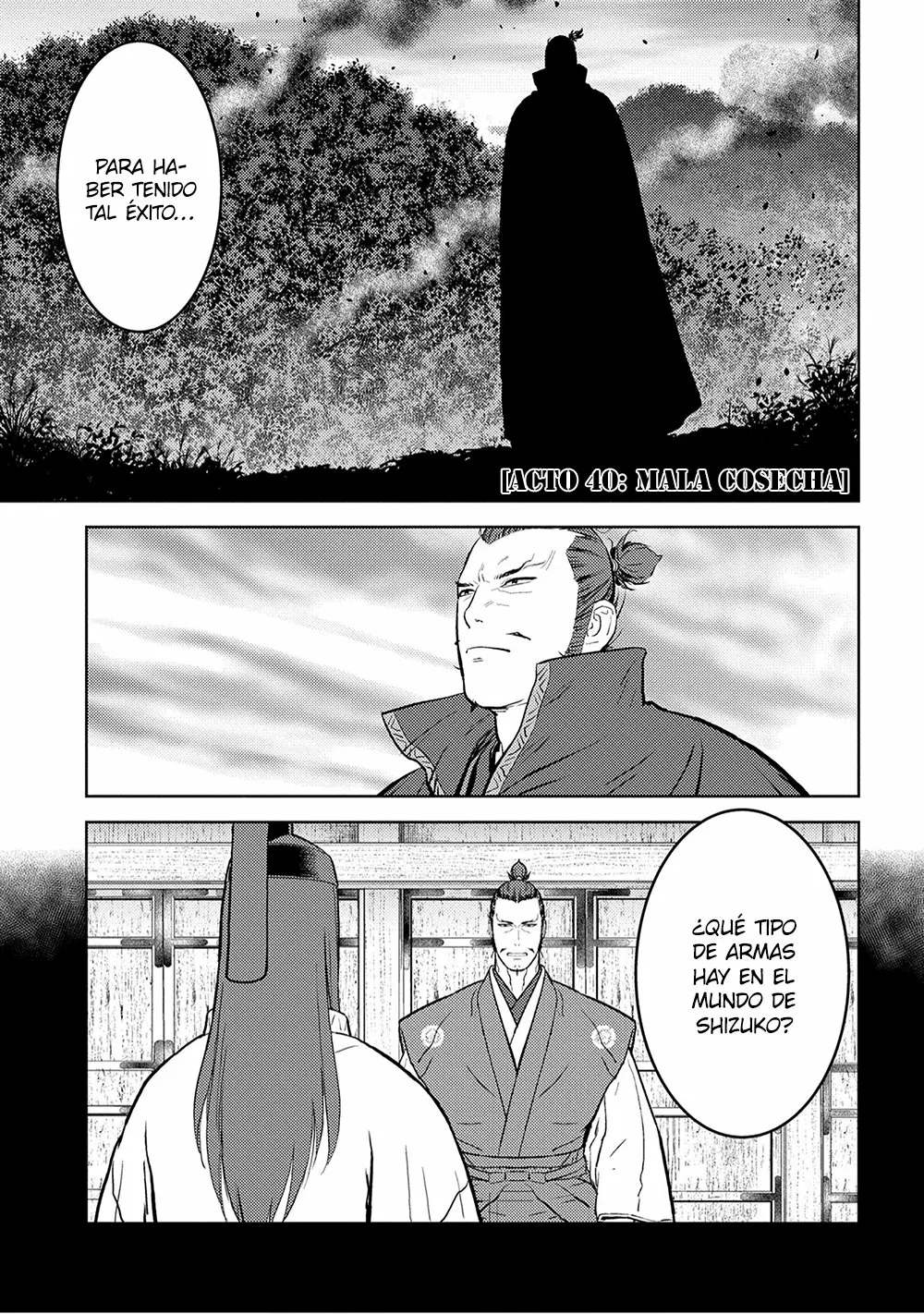 Sengoku Komachi Kuroutan: Noukou Giga Capítulo 40 - Page 3