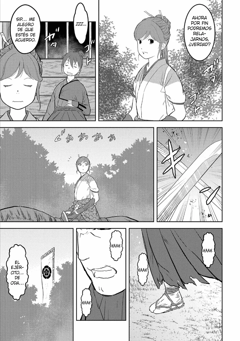 Sengoku Komachi Kuroutan: Noukou Giga Capítulo 43 - Page 15