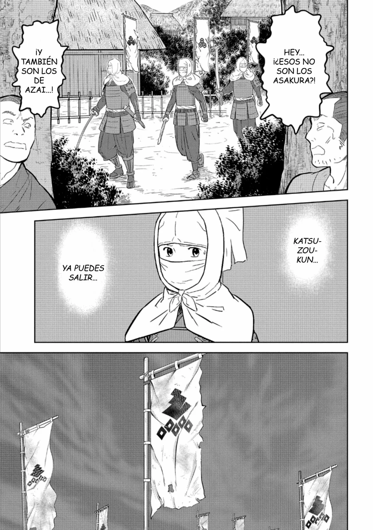 Sengoku Komachi Kuroutan: Noukou Giga Capítulo 48 - Page 13