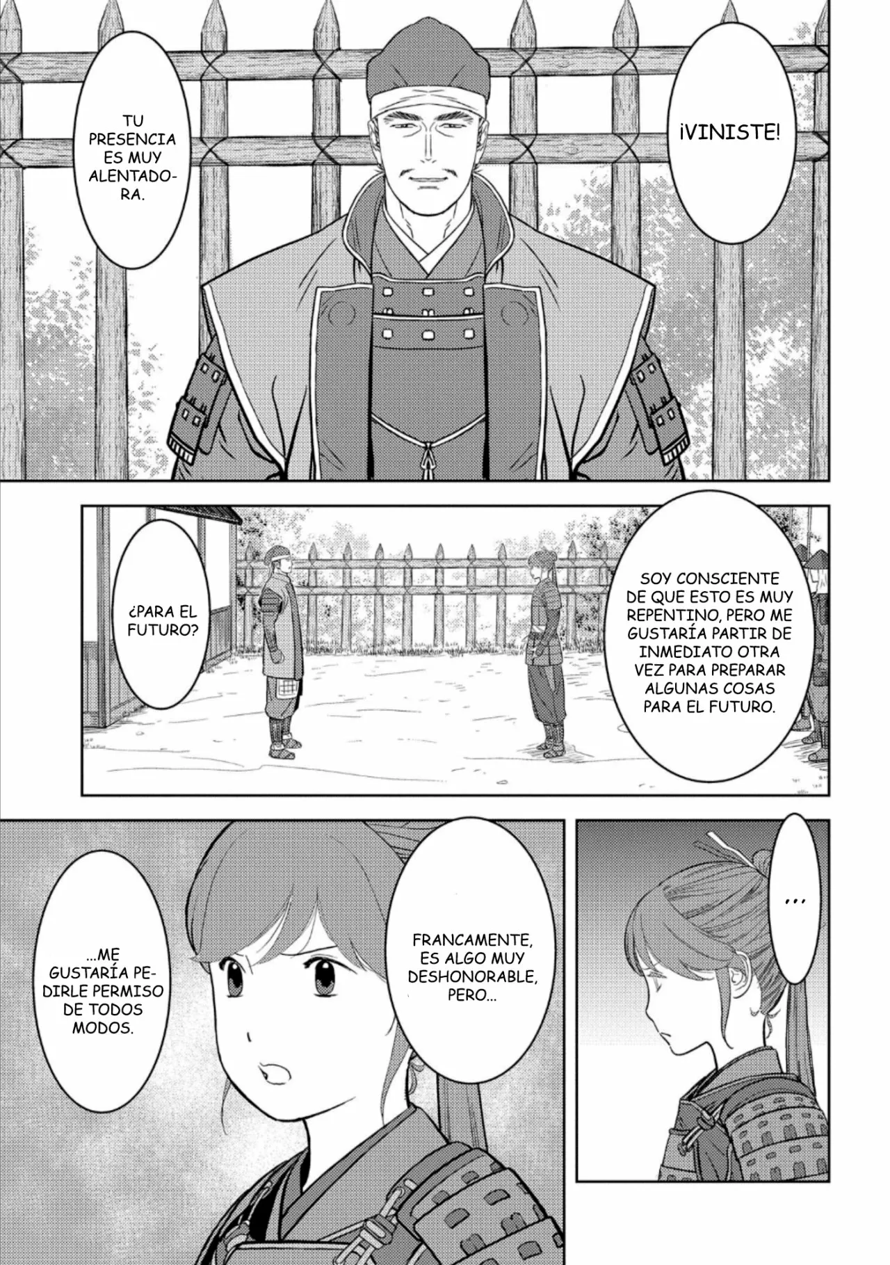 Sengoku Komachi Kuroutan: Noukou Giga Capítulo 48 - Page 9