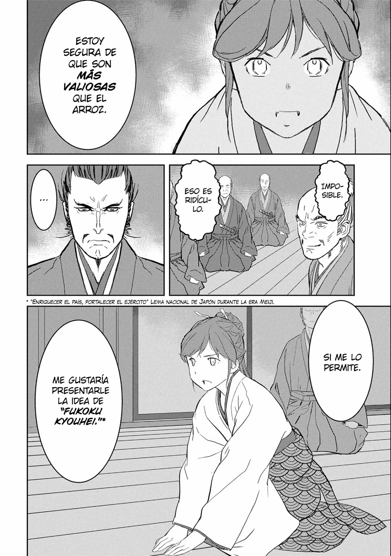 Sengoku Komachi Kuroutan: Noukou Giga Capítulo 5 - Page 18