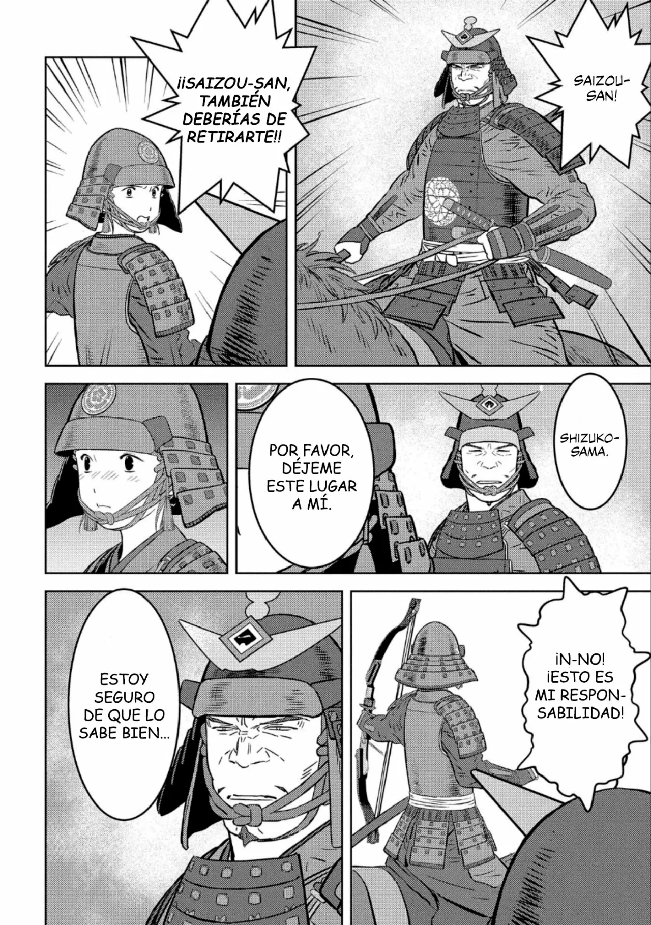 Sengoku Komachi Kuroutan: Noukou Giga Capítulo 51 - Page 23
