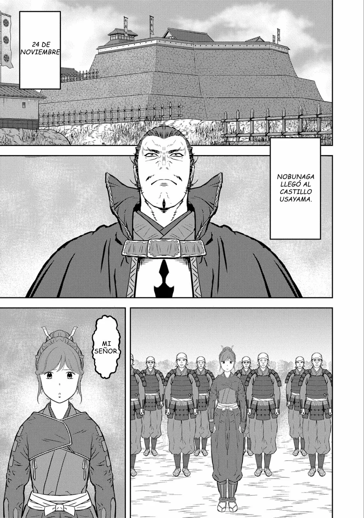 Sengoku Komachi Kuroutan: Noukou Giga Capítulo 52 - Page 8
