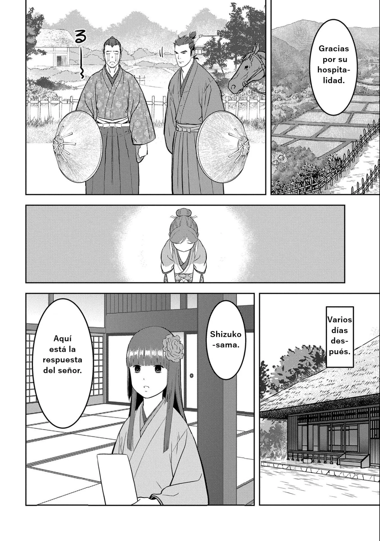 Sengoku Komachi Kuroutan: Noukou Giga Capítulo 64 - Page 9