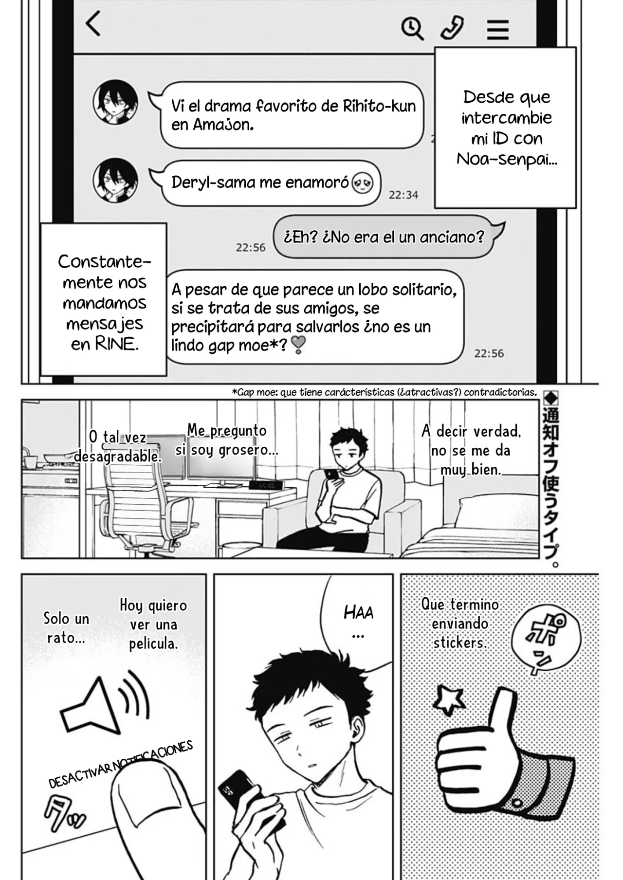 Noa-senpai wa Tomodachi Capítulo 3 - Page 3