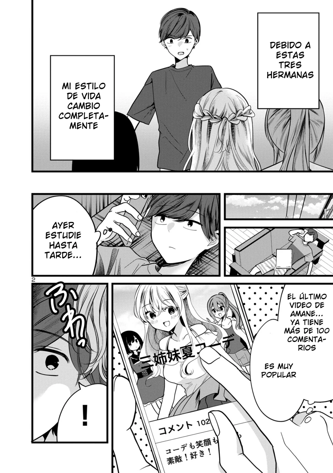 Kimi ni Koisuru Sanshimai Capítulo 2.1 - Page 3