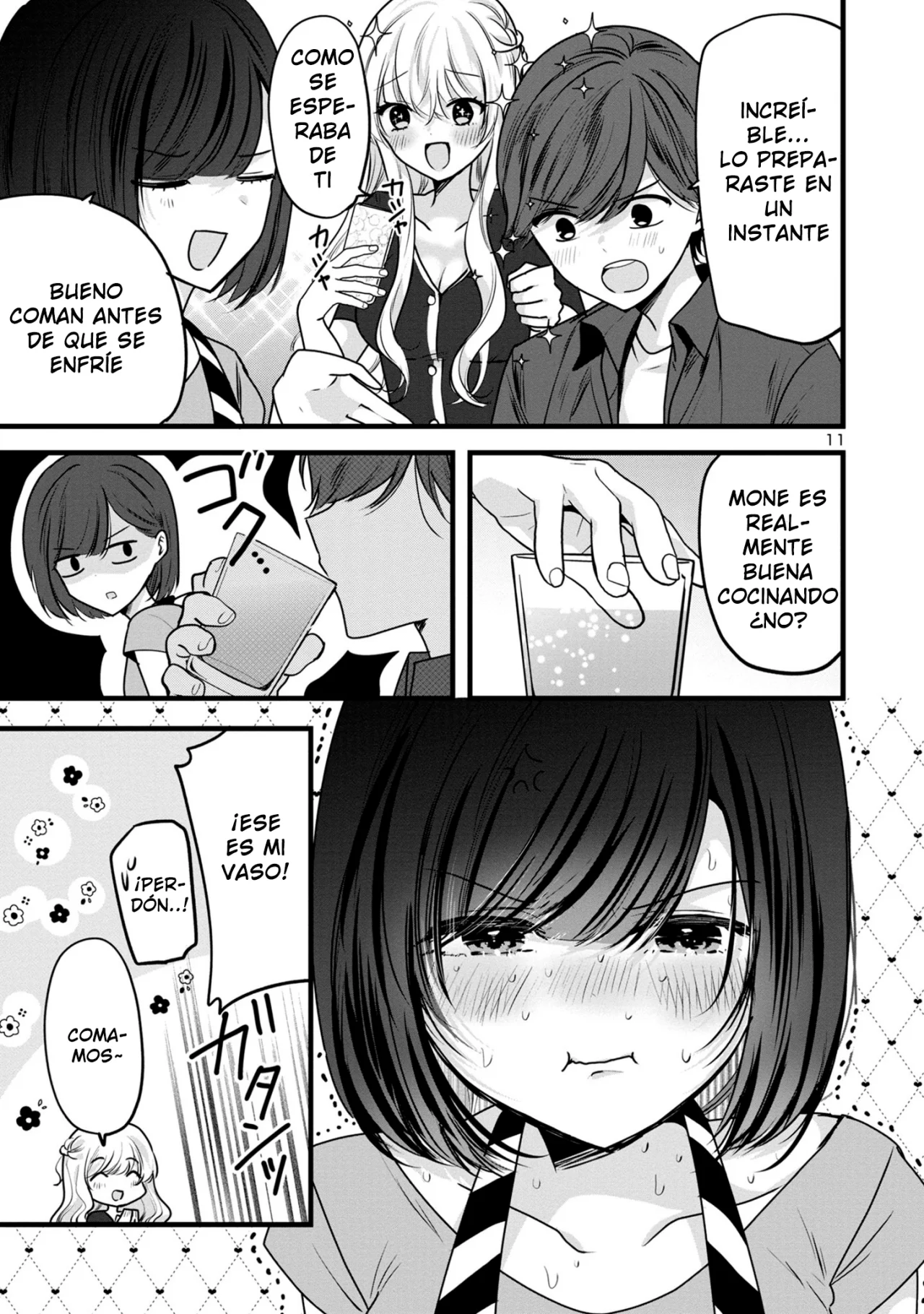 Kimi ni Koisuru Sanshimai Capítulo 2.2 - Page 12