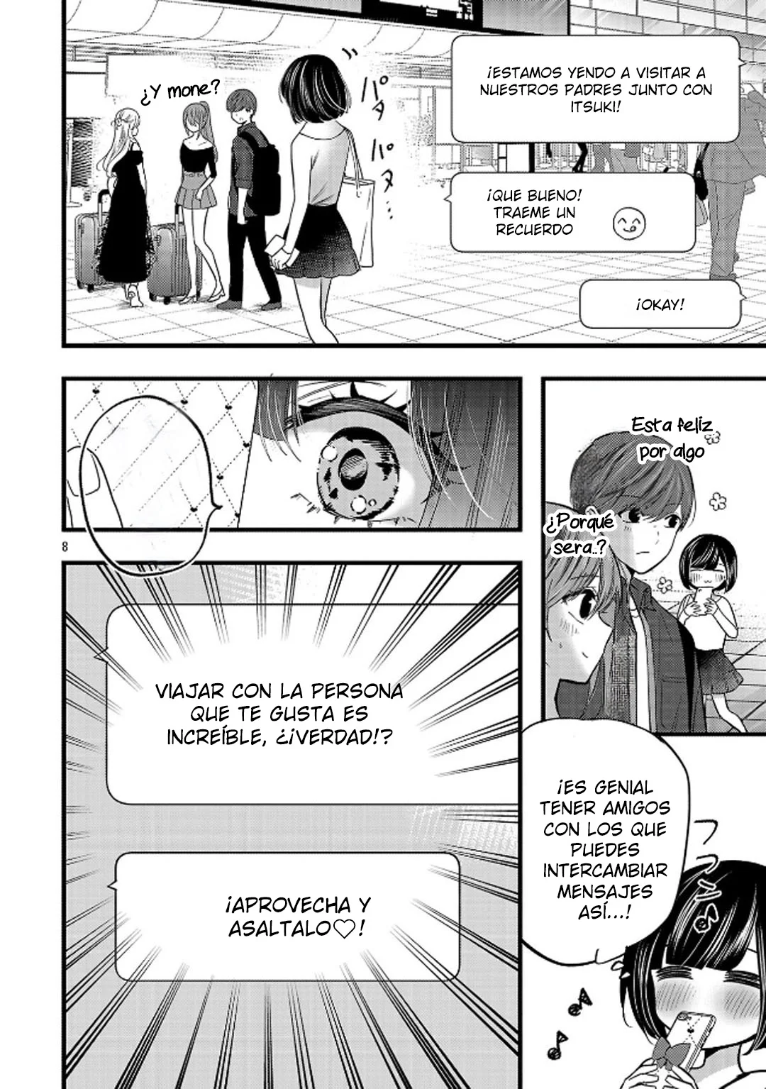 Kimi ni Koisuru Sanshimai Capítulo 23 - Page 8