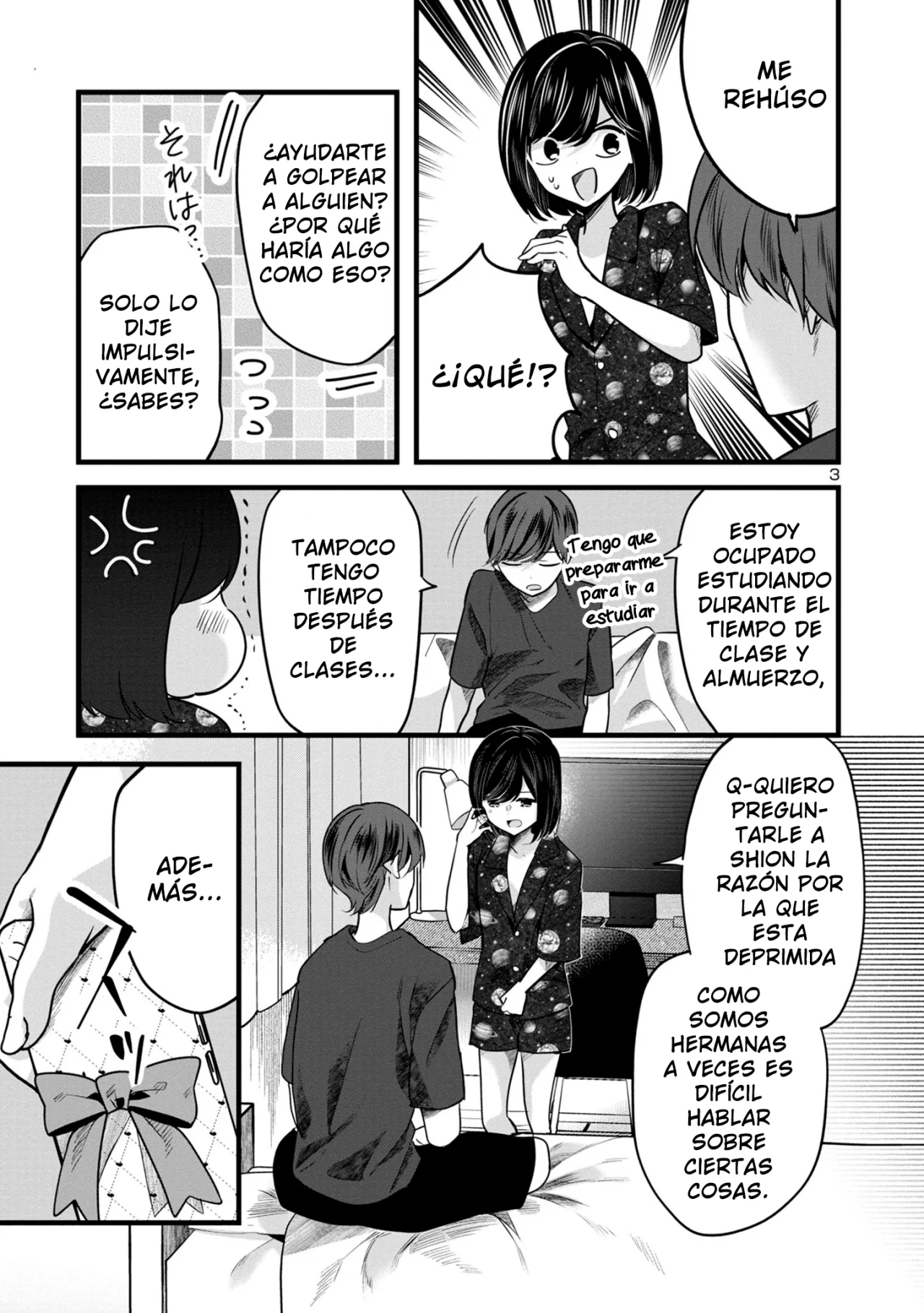 Kimi ni Koisuru Sanshimai Capítulo 3.1 - Page 4