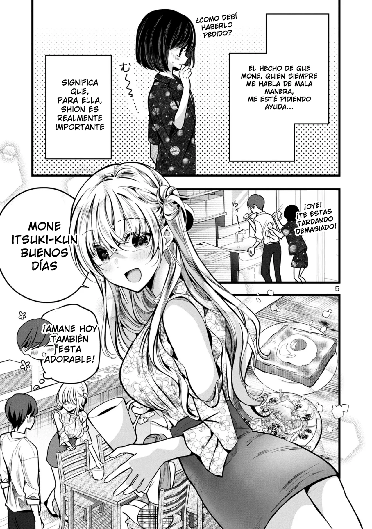 Kimi ni Koisuru Sanshimai Capítulo 3.1 - Page 6