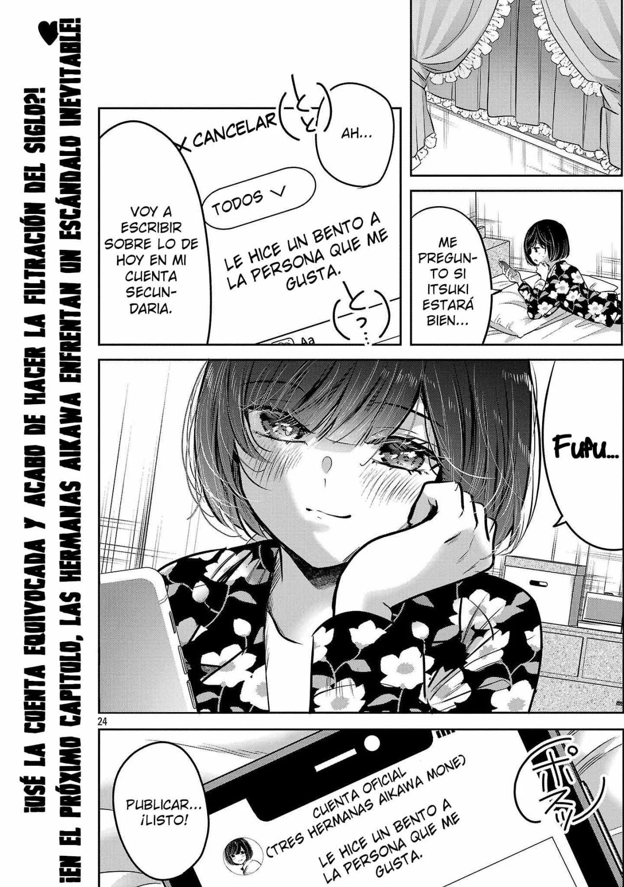 Kimi ni Koisuru Sanshimai Capítulo 36 - Page 24