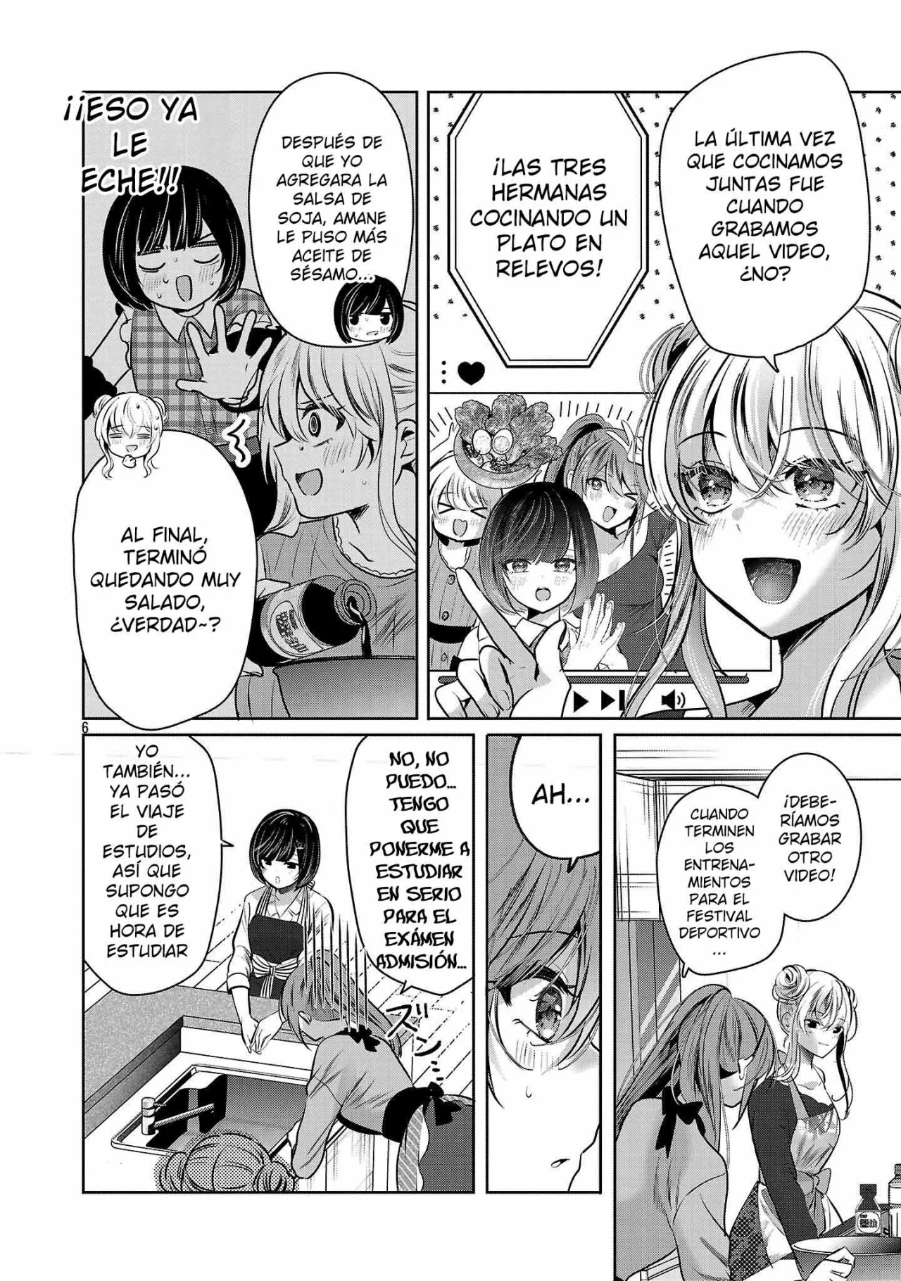 Kimi ni Koisuru Sanshimai Capítulo 36 - Page 8