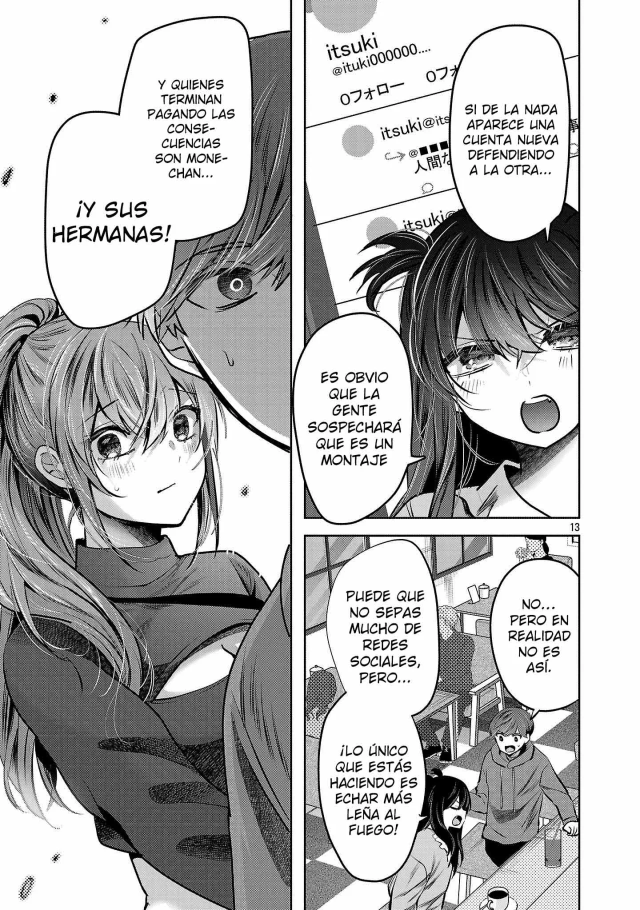 Kimi ni Koisuru Sanshimai Capítulo 37 - Page 15