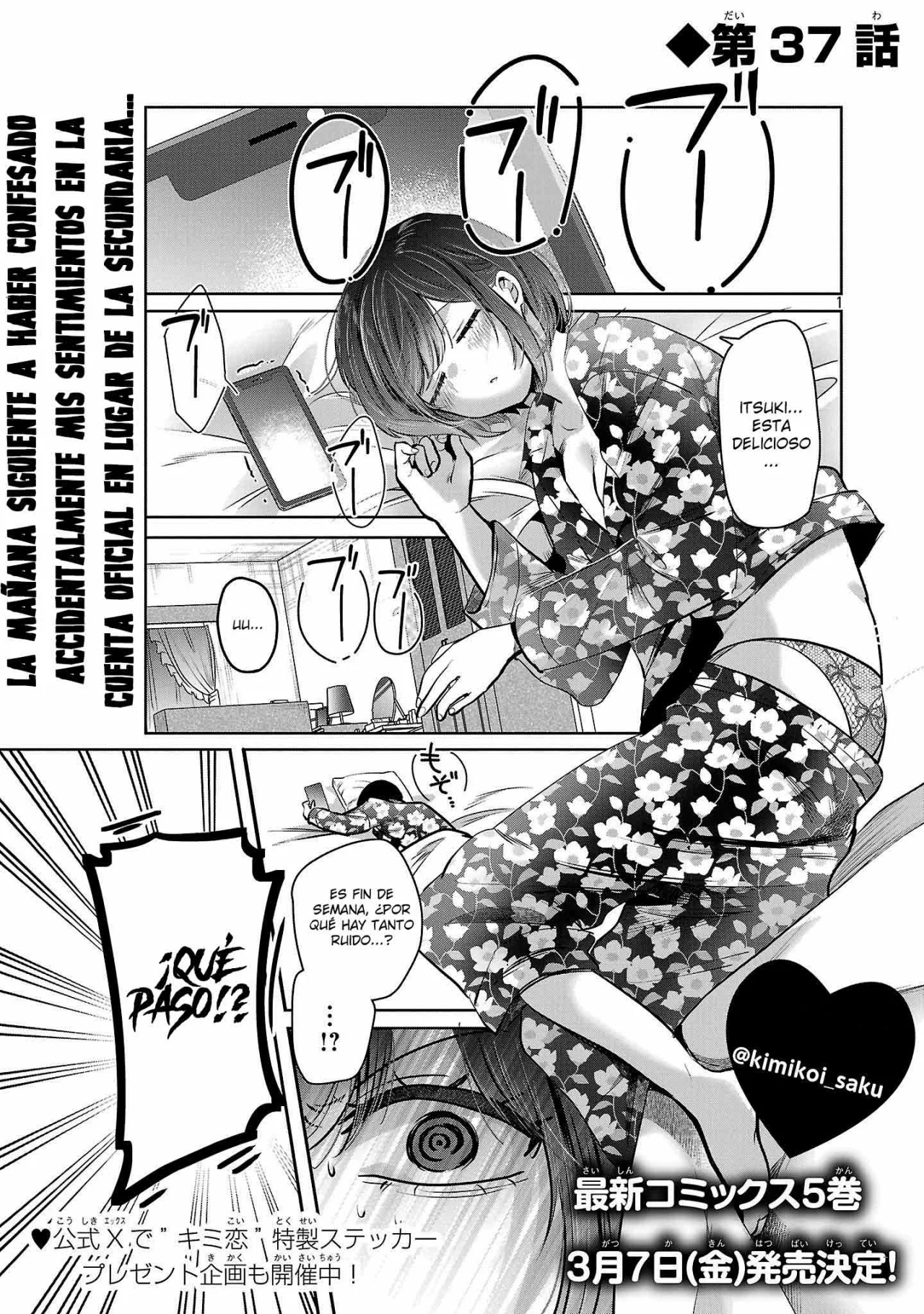 Kimi ni Koisuru Sanshimai Capítulo 37 - Page 3