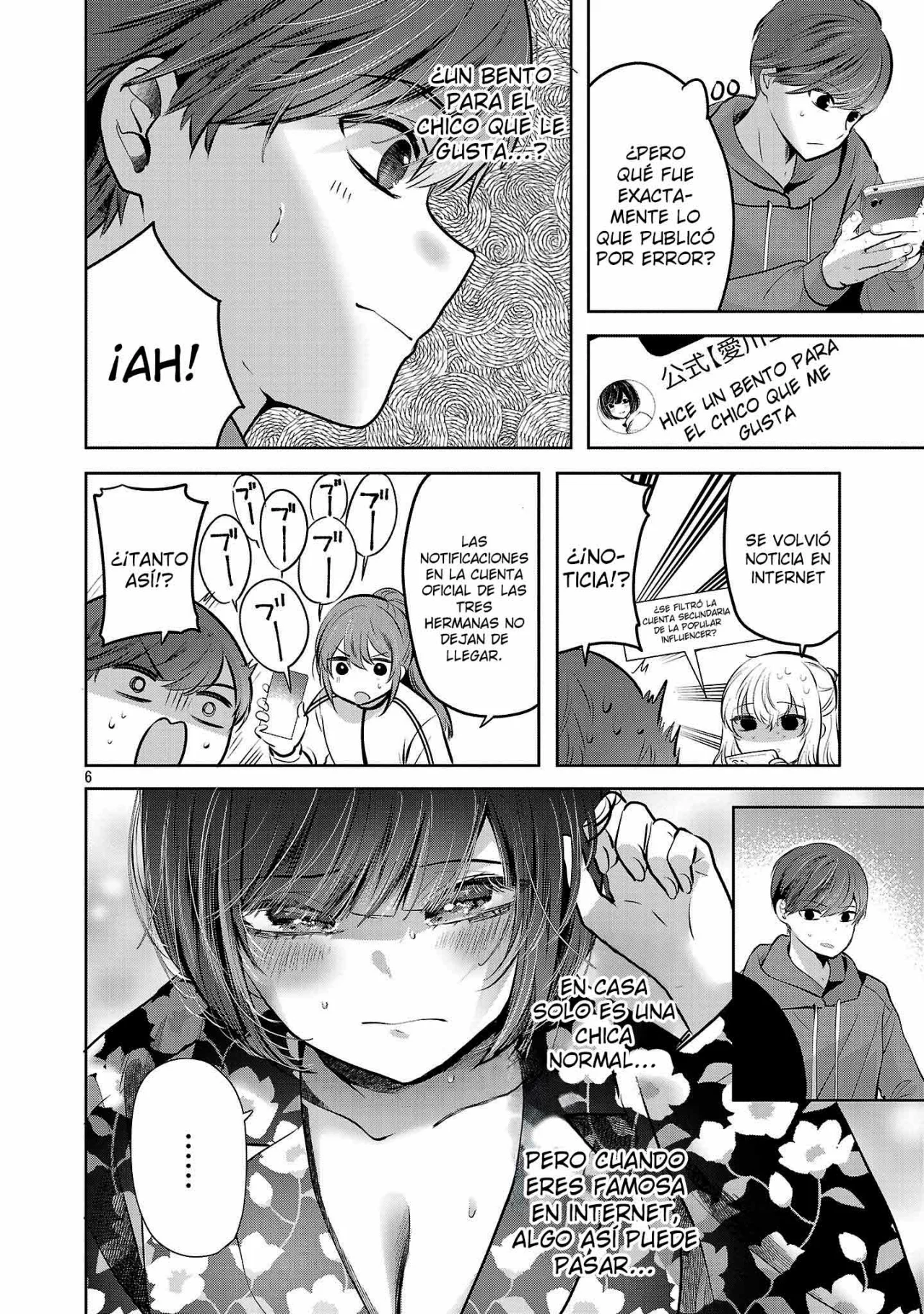 Kimi ni Koisuru Sanshimai Capítulo 37 - Page 8