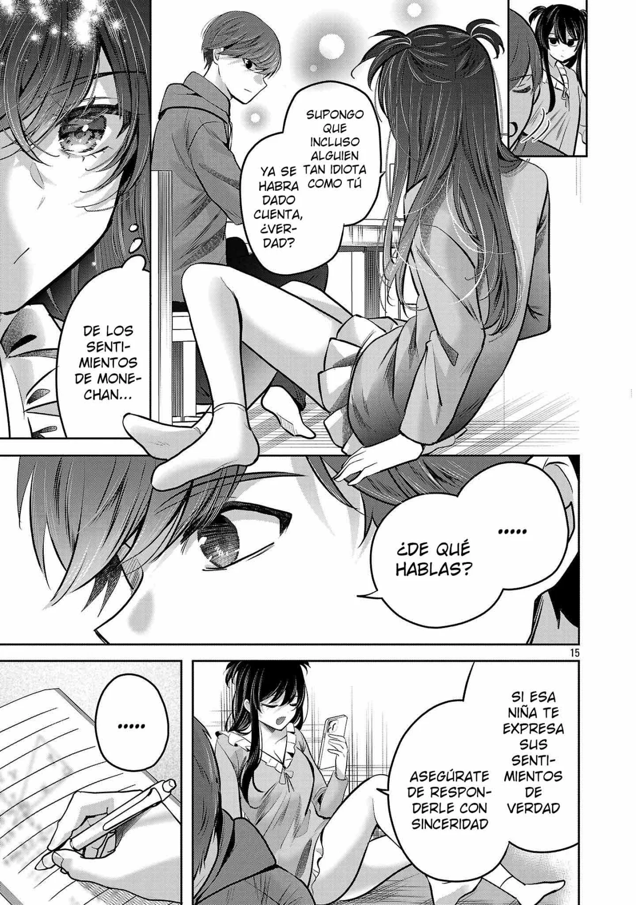 Kimi ni Koisuru Sanshimai Capítulo 38 - Page 17