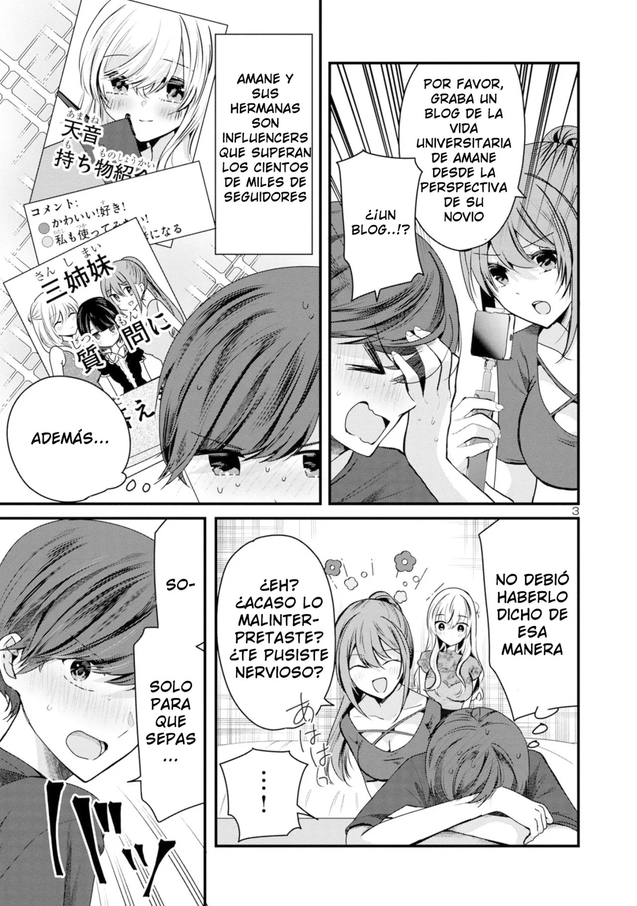 Kimi ni Koisuru Sanshimai Capítulo 5 - Page 6