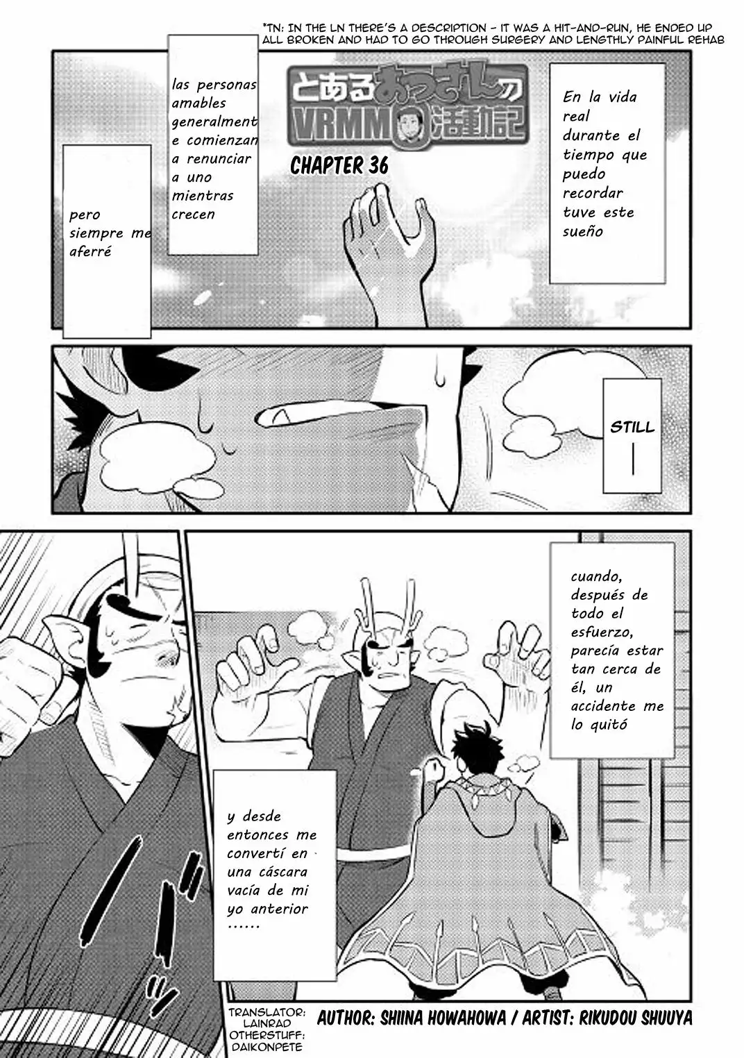 To aru Ossan no VRMMO Katsudouki Capítulo 36 - Page 1