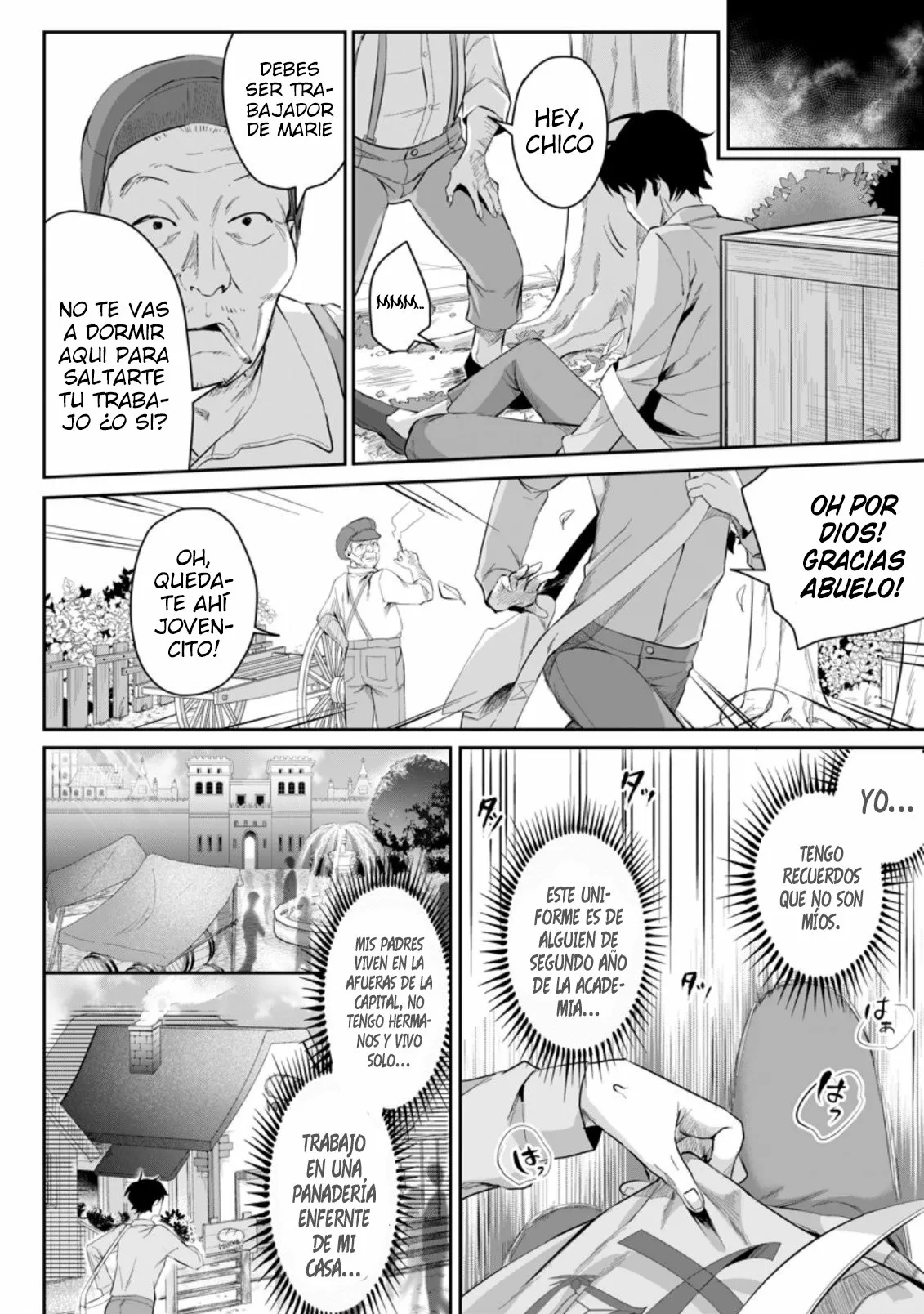 It seems that I was reincarnated into the world of a school otome game, but I was a background male student with cheats. Capítulo 1 - Page 9