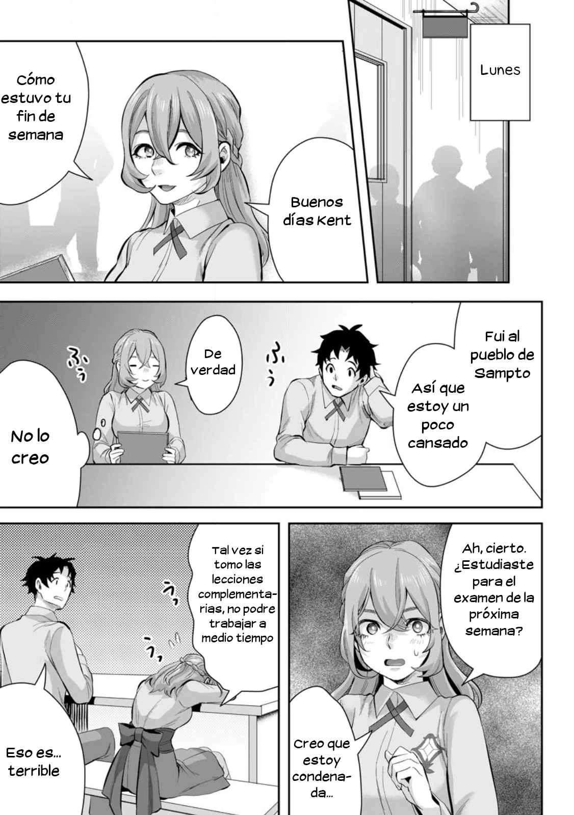 It seems that I was reincarnated into the world of a school otome game, but I was a background male student with cheats. Capítulo 14.3 - Page 4