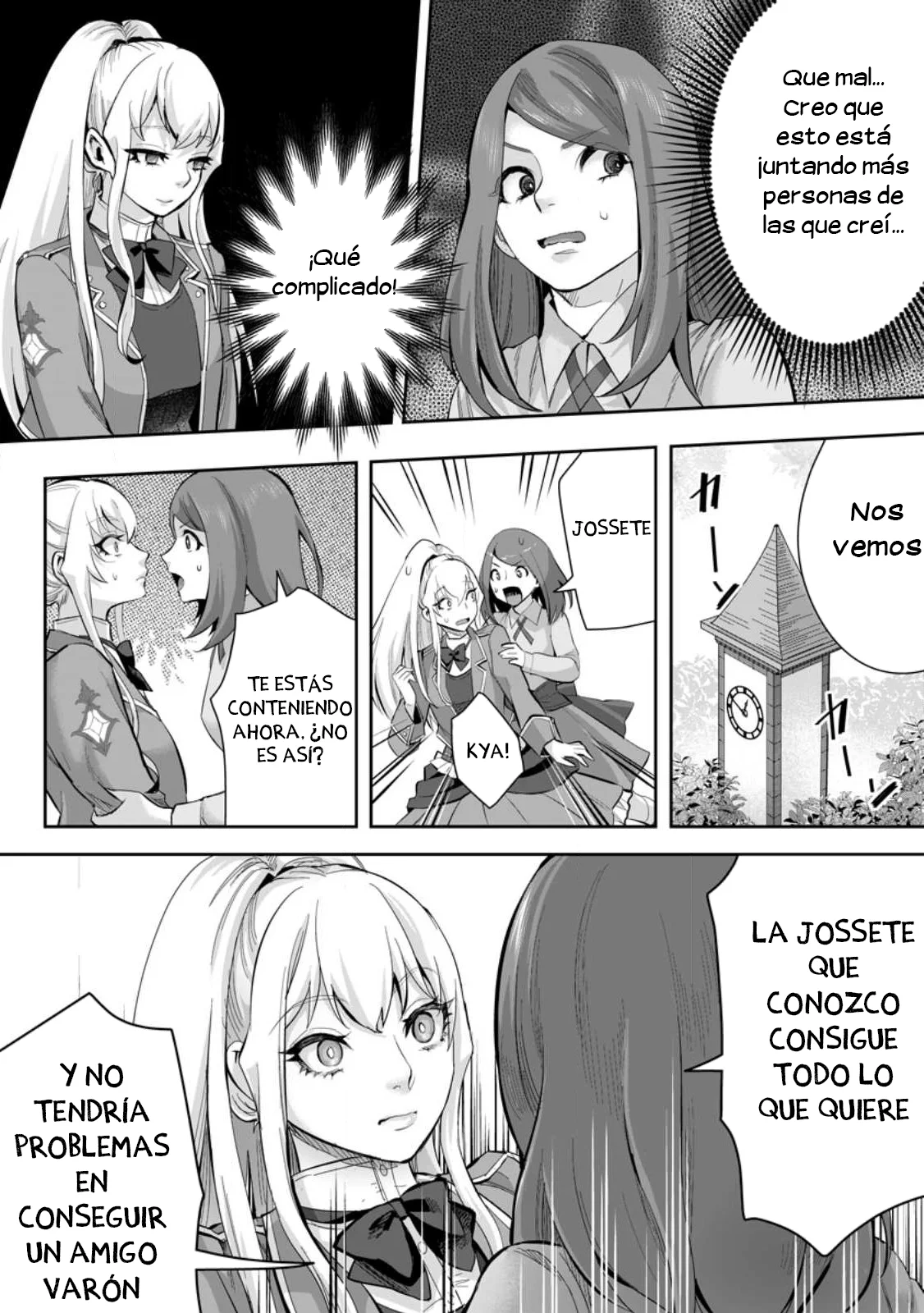 It seems that I was reincarnated into the world of a school otome game, but I was a background male student with cheats. Capítulo 14.3 - Page 7
