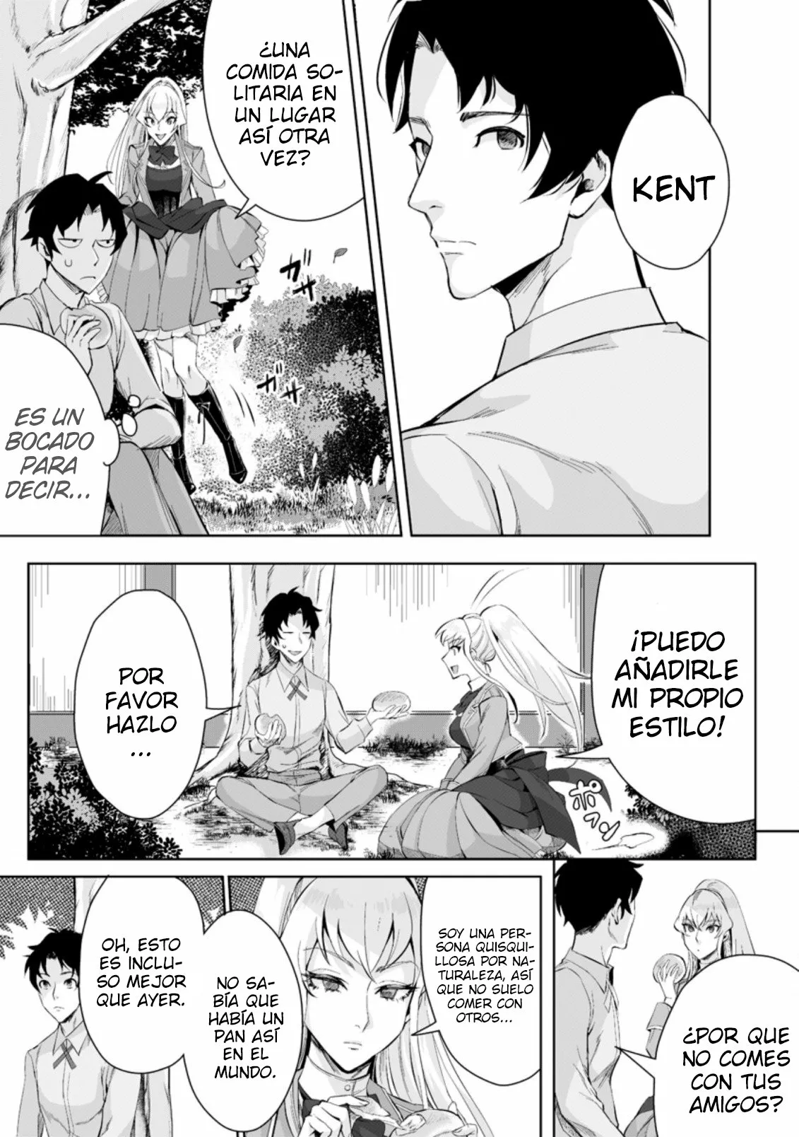 It seems that I was reincarnated into the world of a school otome game, but I was a background male student with cheats. Capítulo 2.1 - Page 10