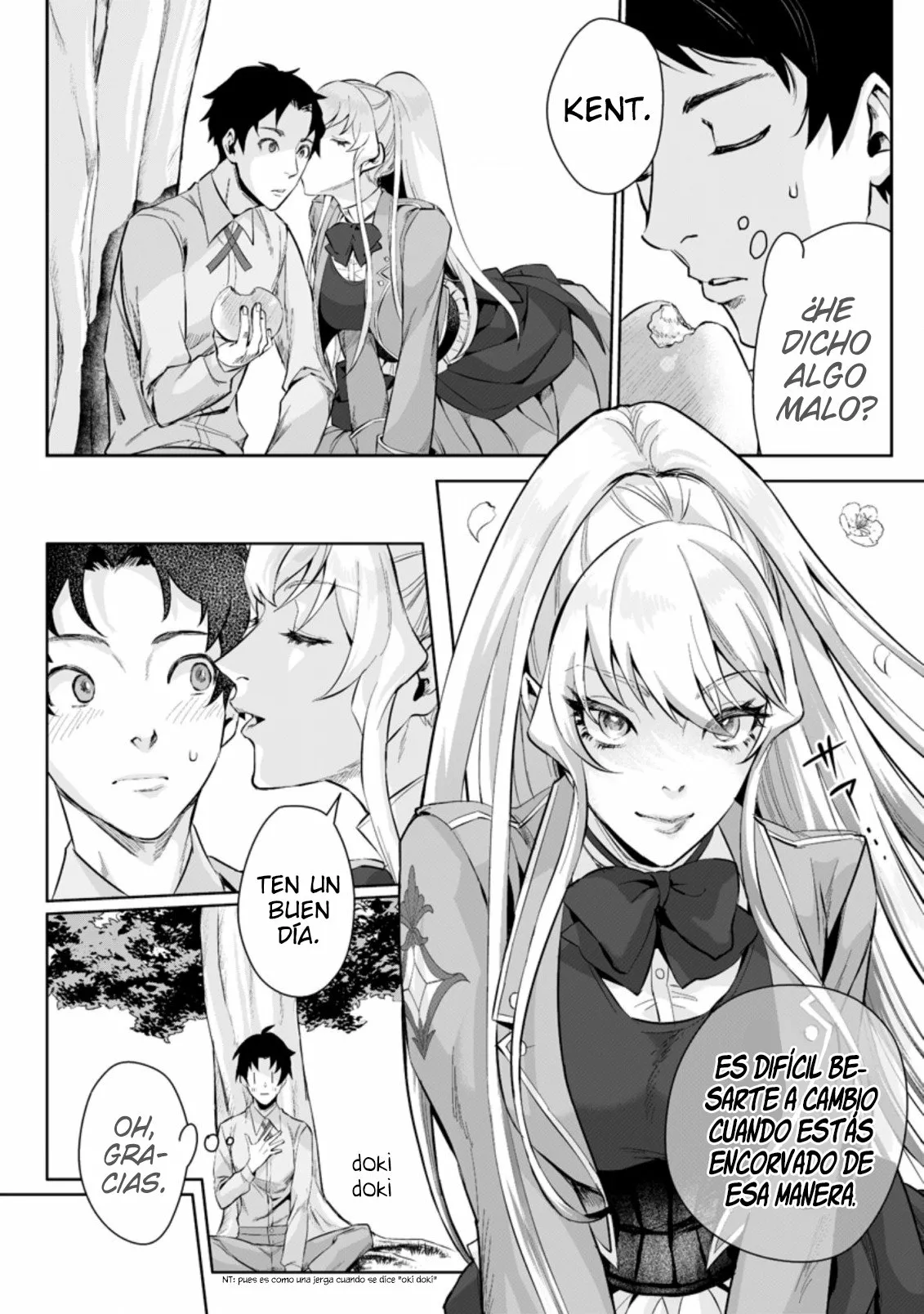 It seems that I was reincarnated into the world of a school otome game, but I was a background male student with cheats. Capítulo 2.1 - Page 11