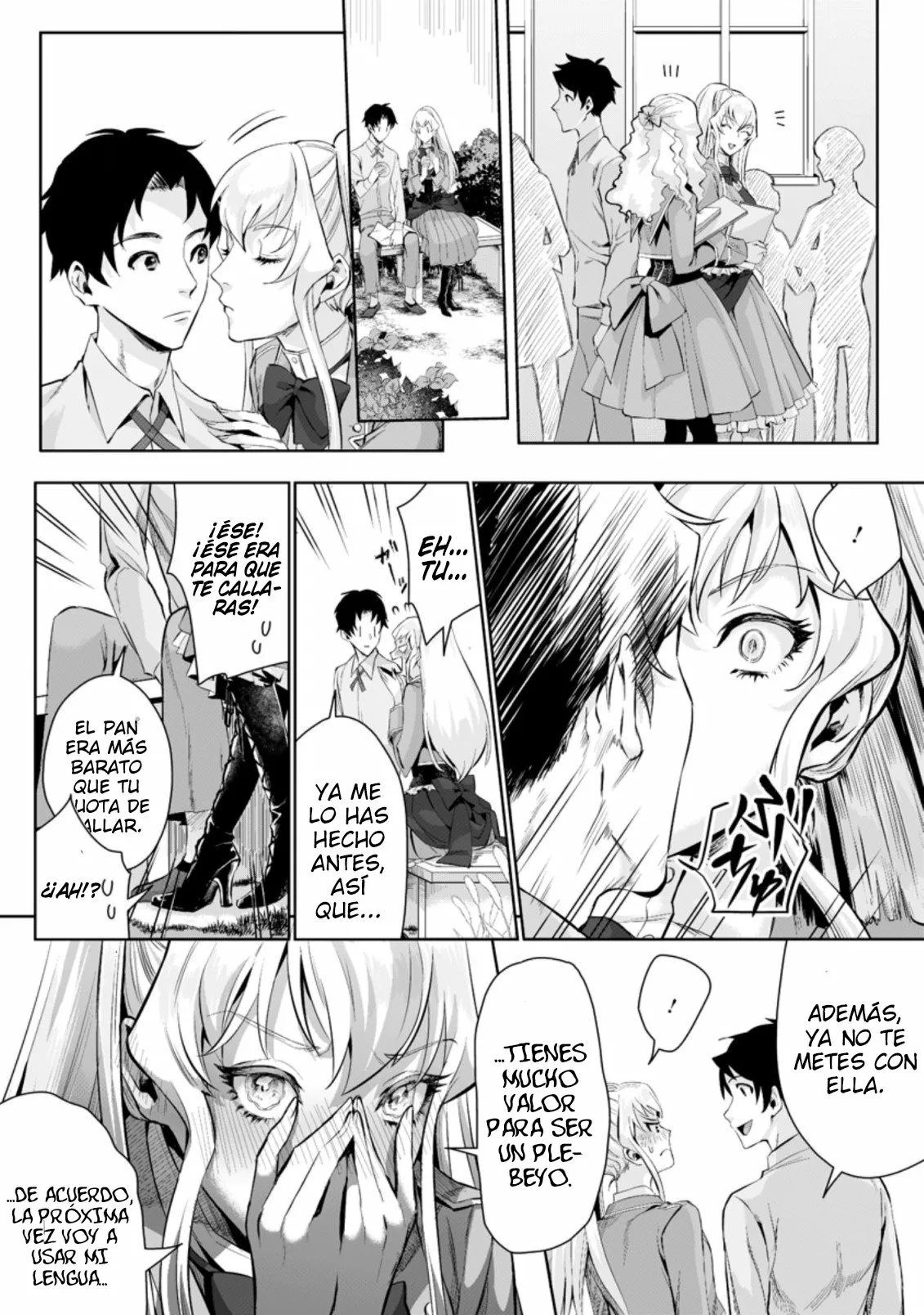 It seems that I was reincarnated into the world of a school otome game, but I was a background male student with cheats. Capítulo 2.1 - Page 12