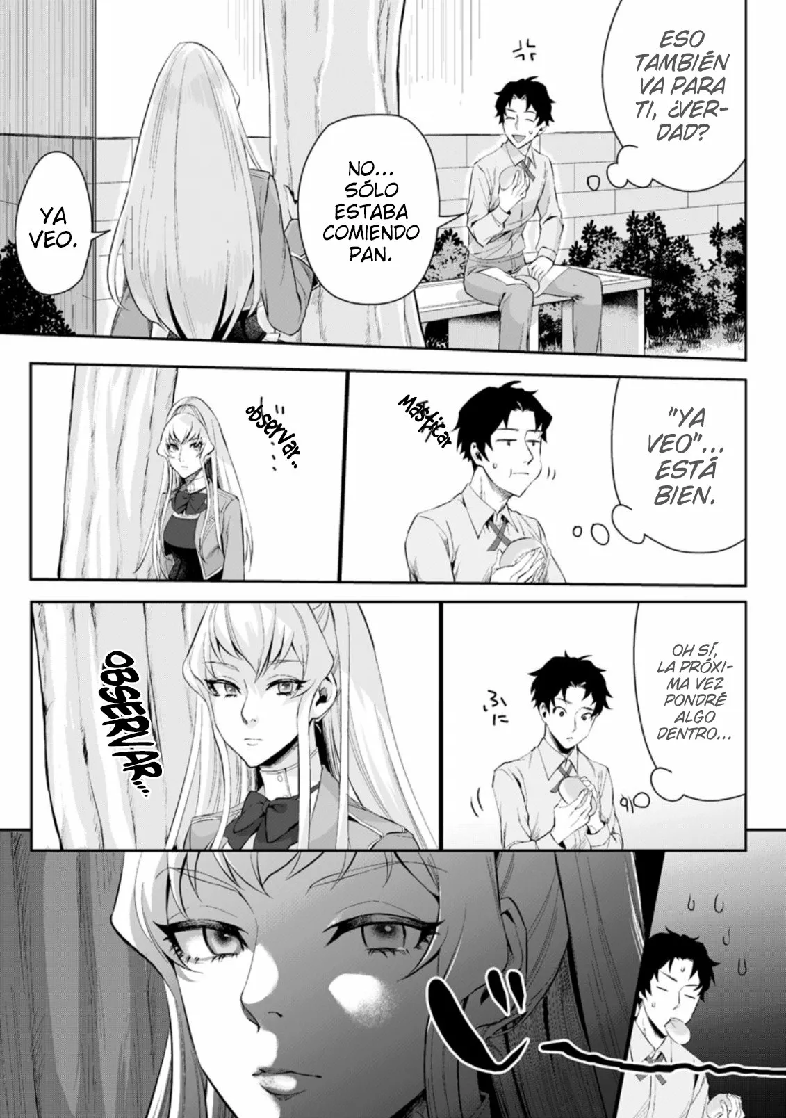 It seems that I was reincarnated into the world of a school otome game, but I was a background male student with cheats. Capítulo 2.1 - Page 4