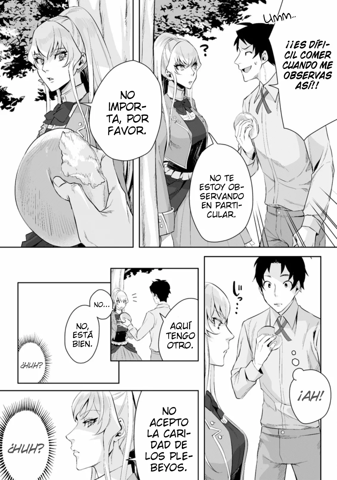 It seems that I was reincarnated into the world of a school otome game, but I was a background male student with cheats. Capítulo 2.1 - Page 5